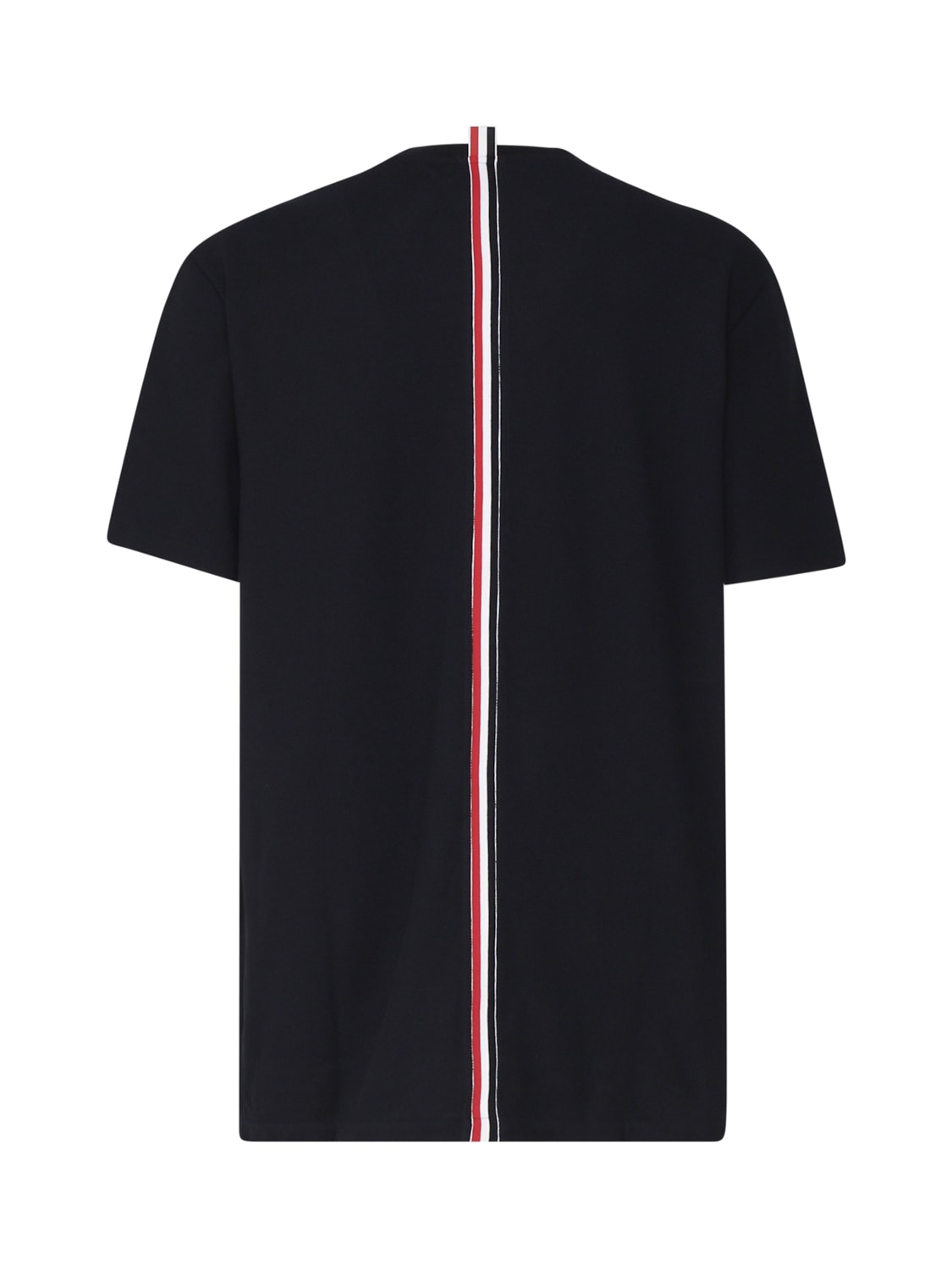 Shop Thom Browne Cotton T-shirt In Black