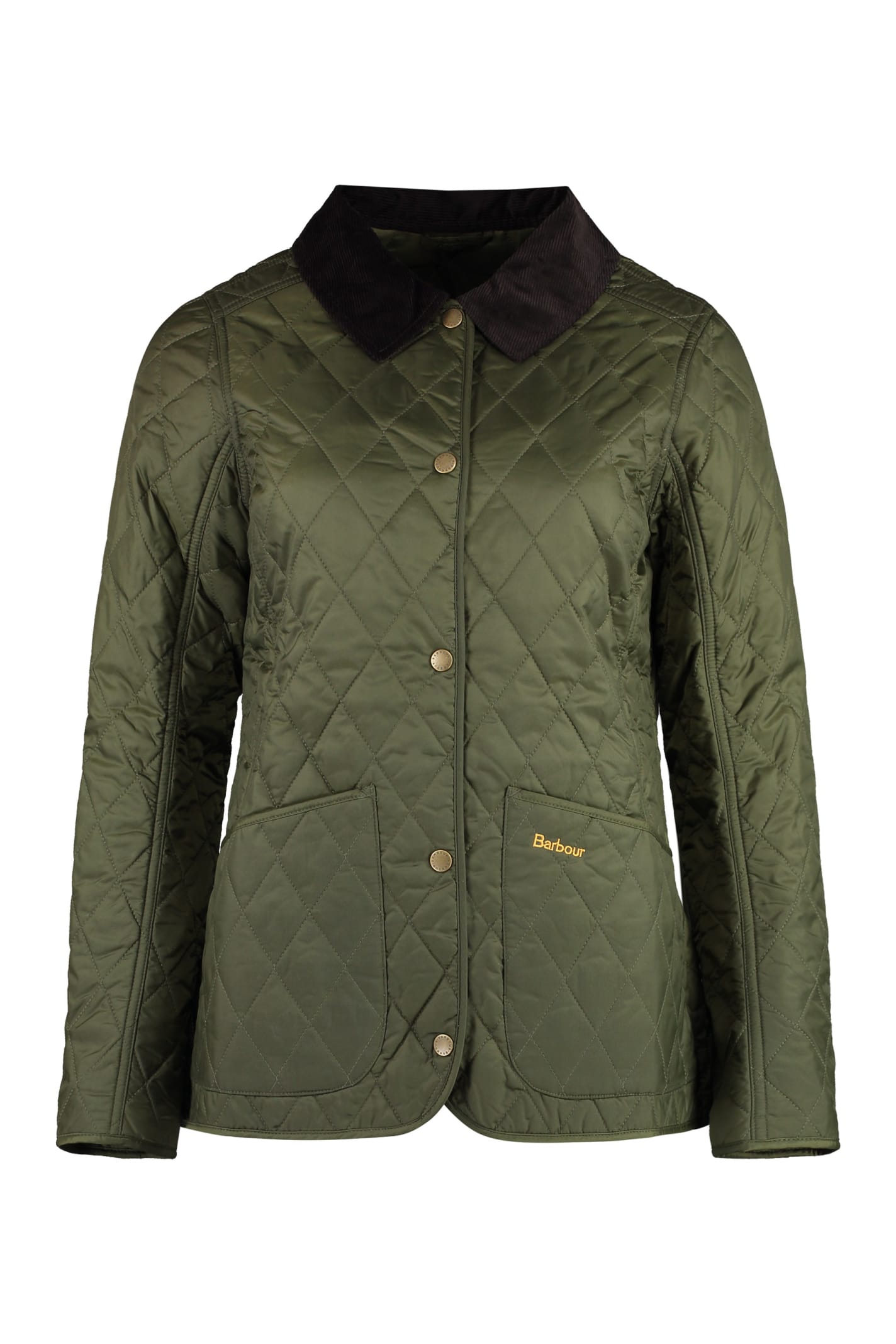 Shop Barbour Annandale Quilted Jacket In Green