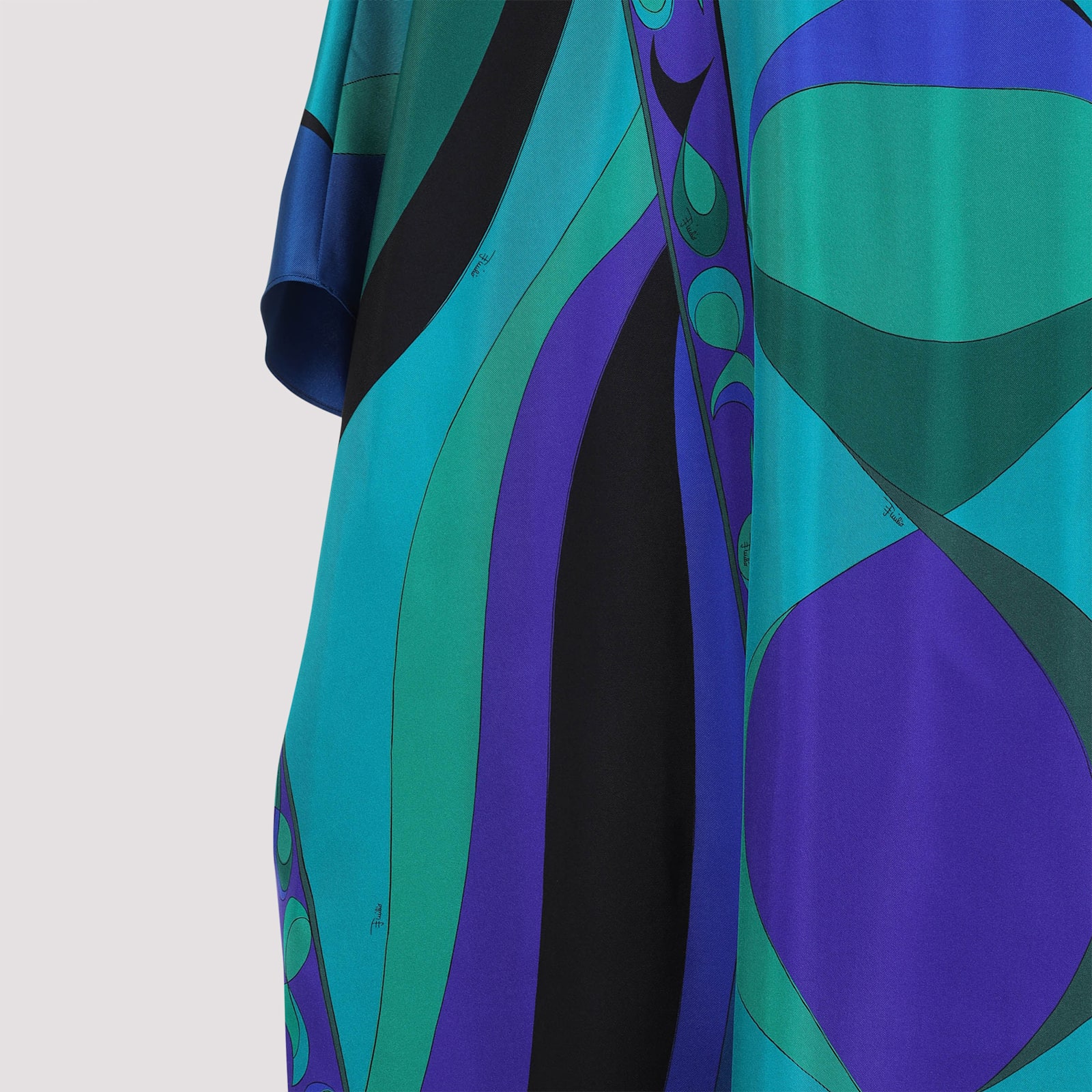 Pucci Pesci Print Maxi Kaftan