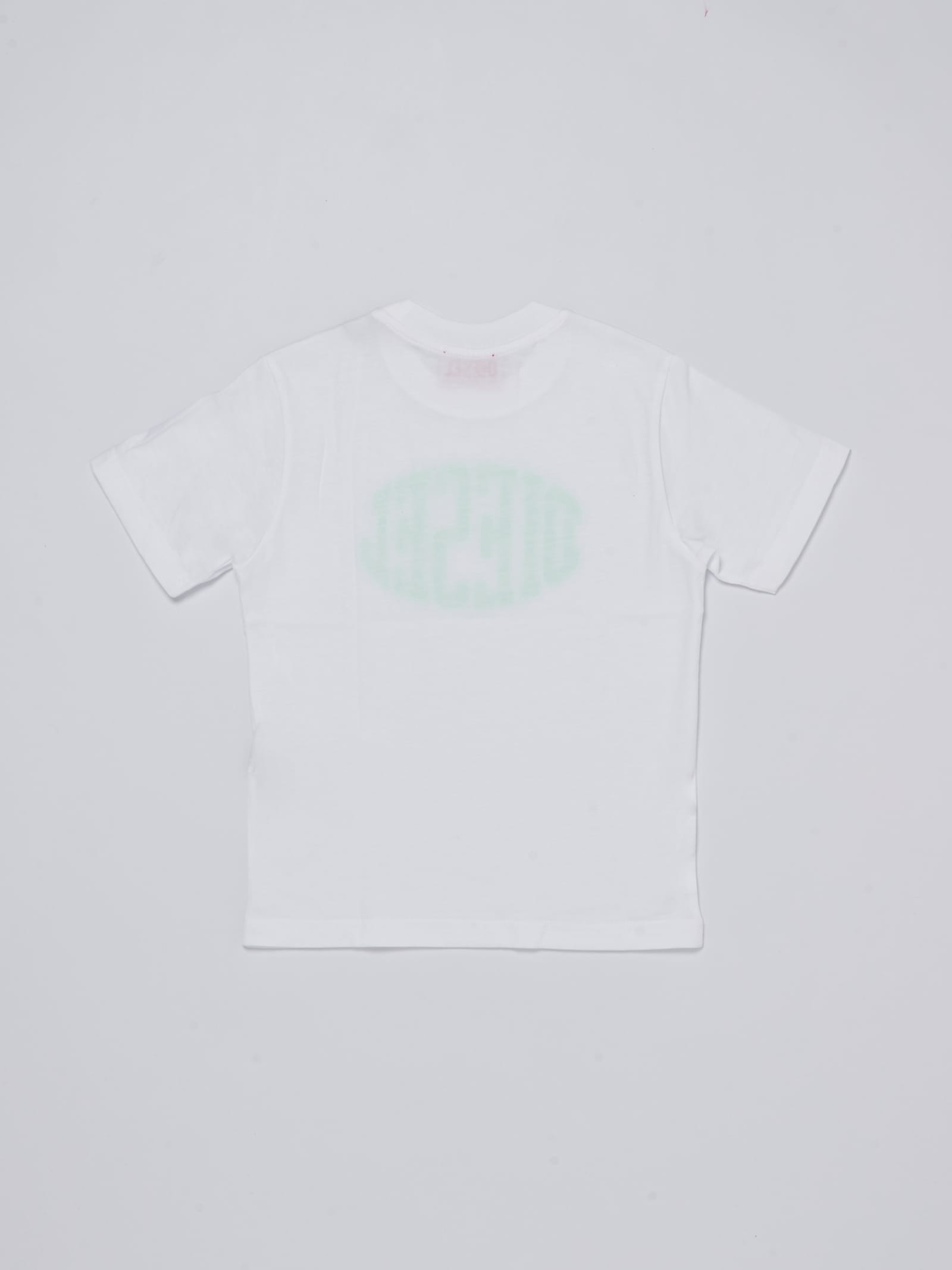 Shop Diesel Must Over T-shirt In Bianco