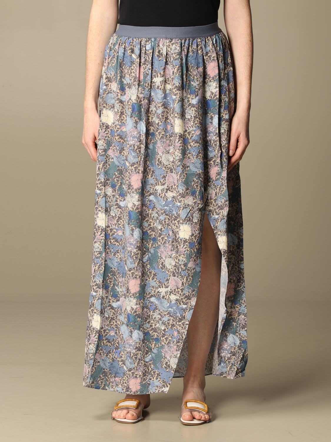 Zadig & Voltaire Skirt Zadig & Voltaire Long Skirt With Floral Pattern