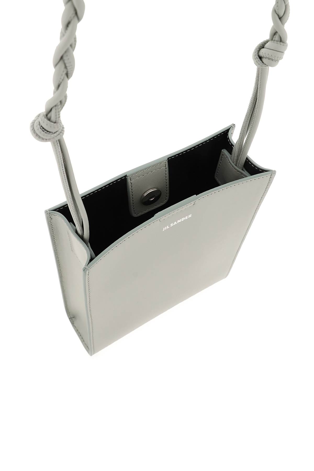 Jil Sander Tangle Leather Crossbody Bag In 54