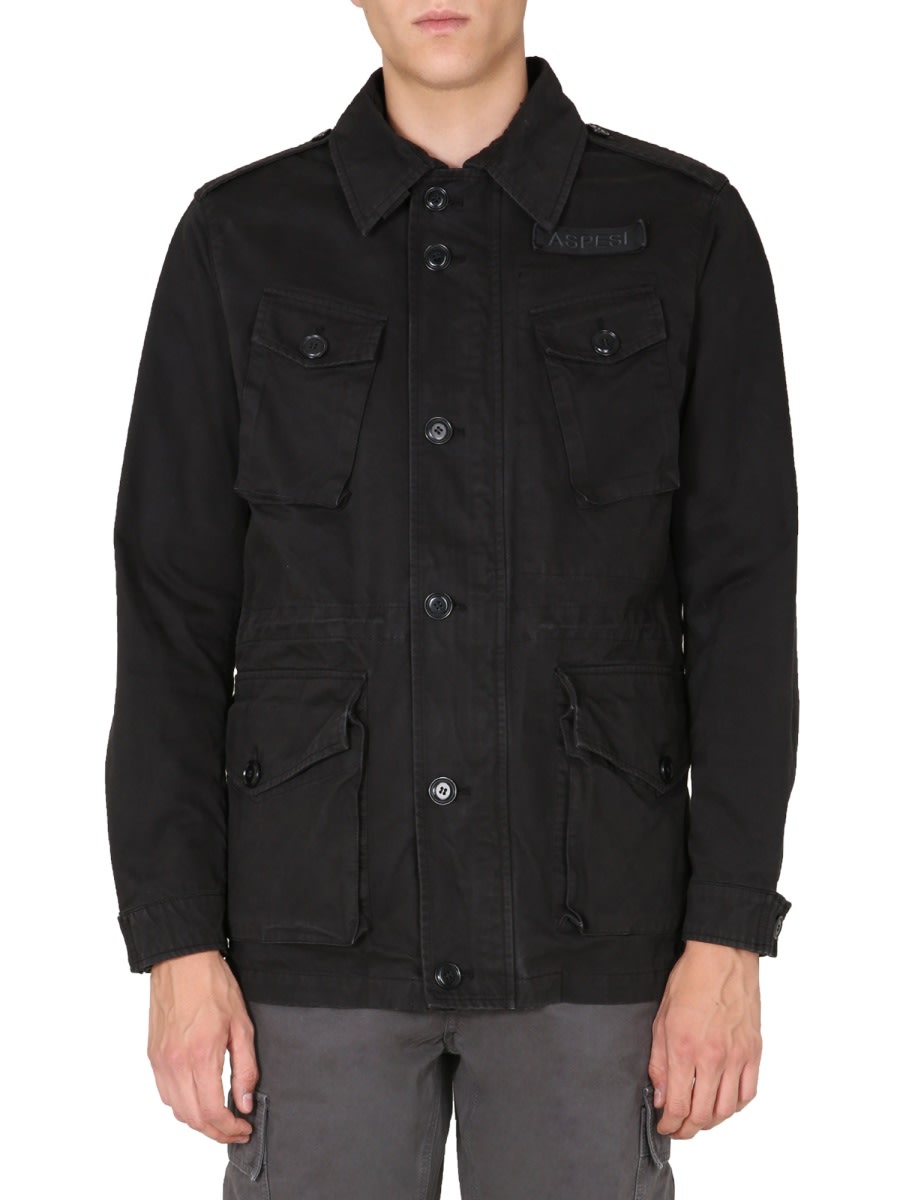 Shop Aspesi Vancouver Padded Jacket In Black