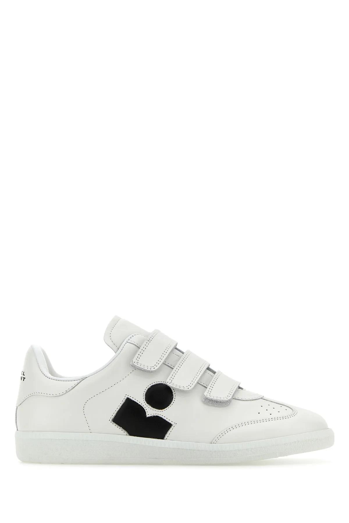 White Leather Logo Classic Sn Sneakers