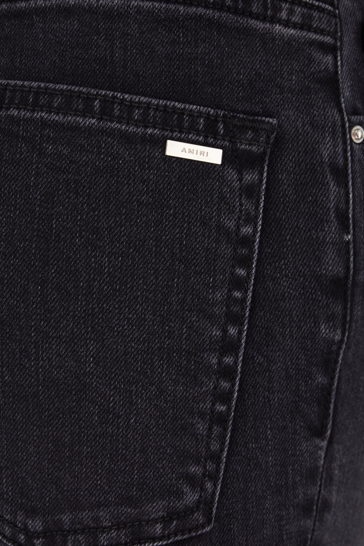AMIRI BLACK STRETCH DENIM BLEND JEANS