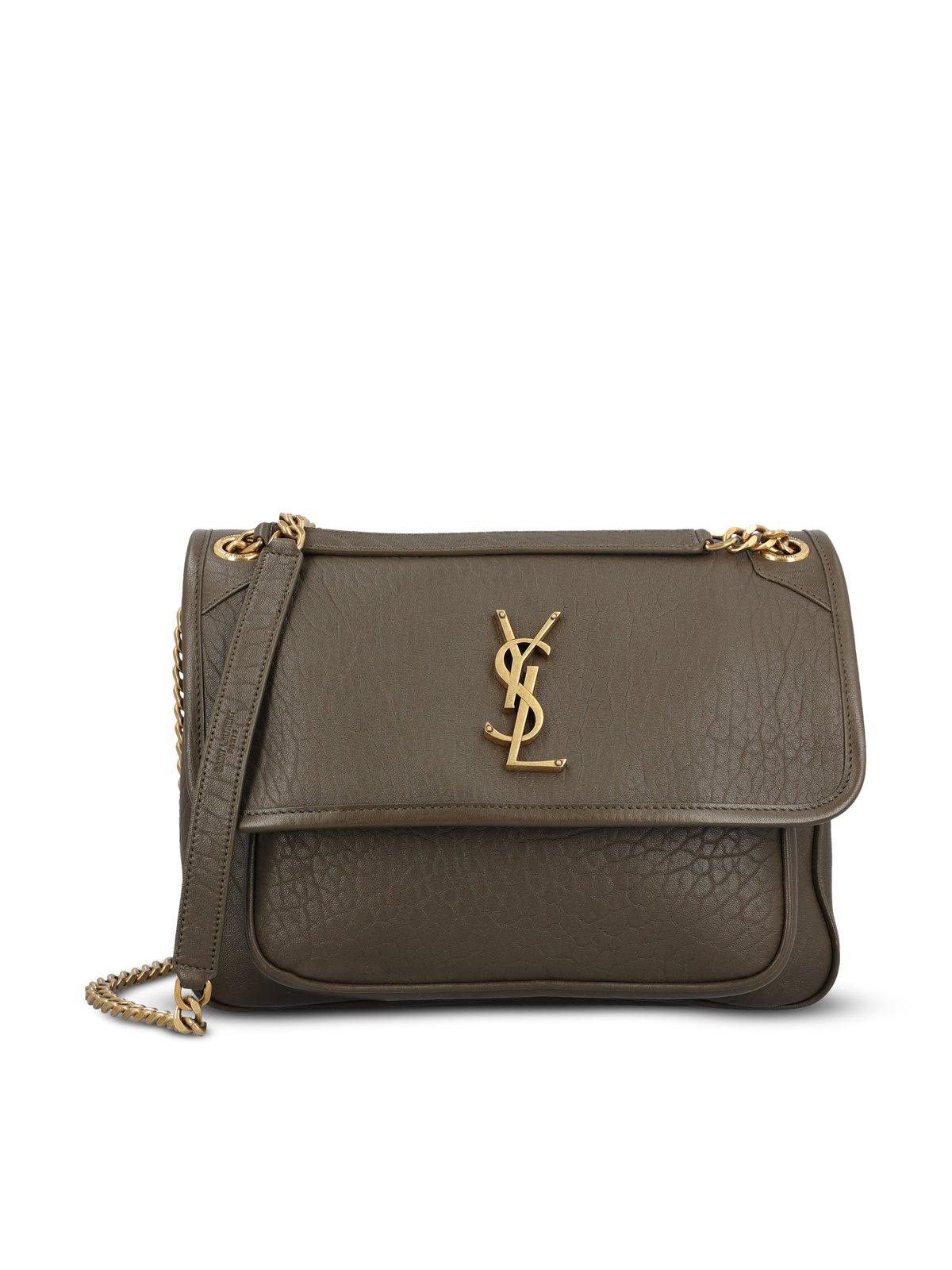 Saint Laurent Shoulder Bags In Light Musk