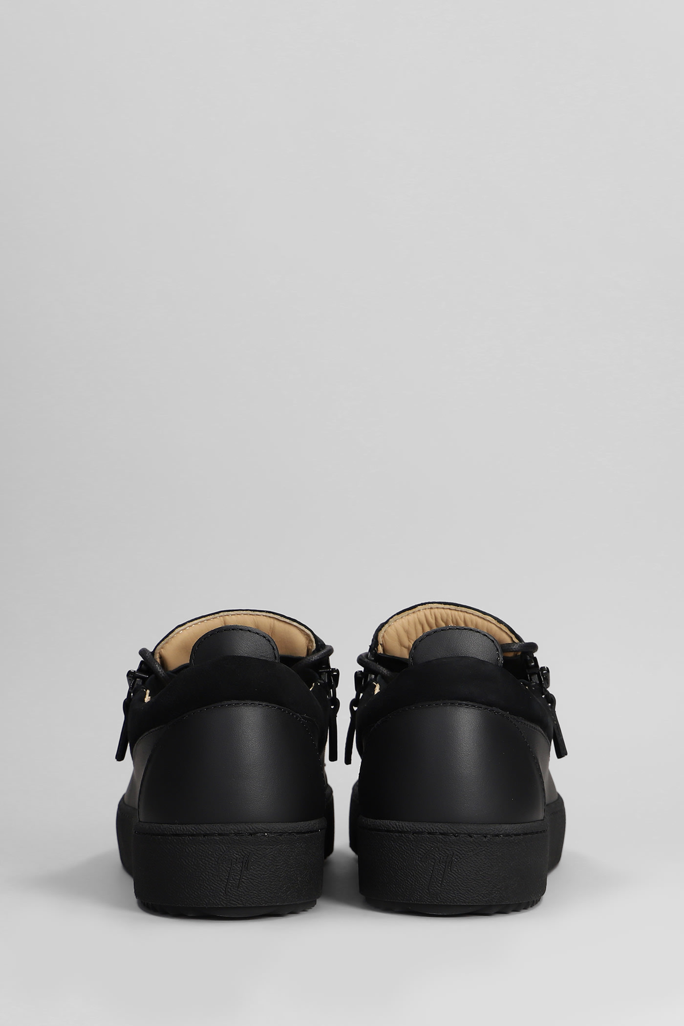 Shop Giuseppe Zanotti Gz94 Sneakers In Black Suede