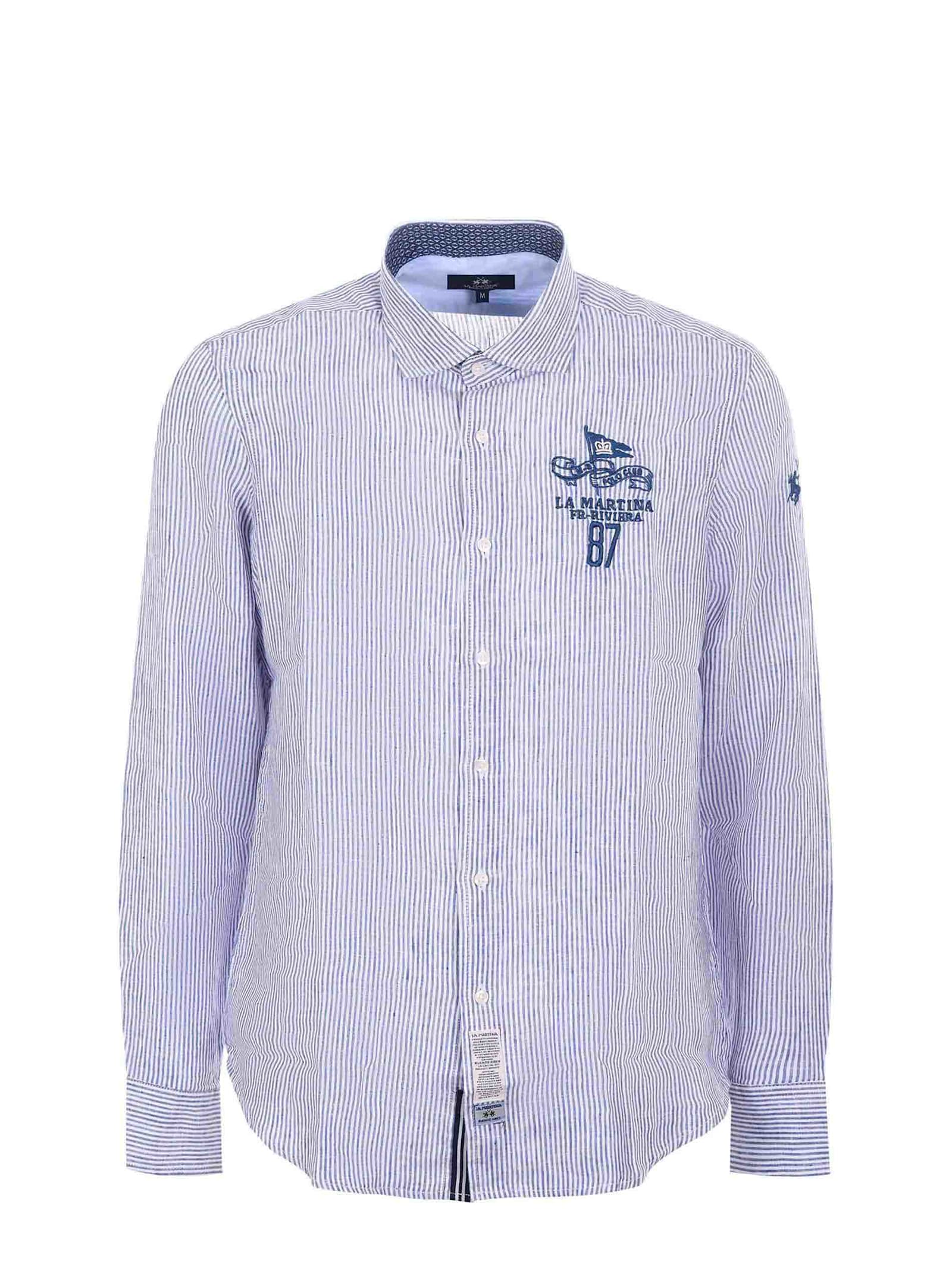 La Martina Shirt In Linen