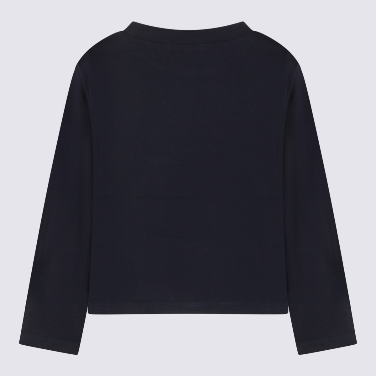 Billieblush Dark Blue Cotton Sweatshirt In Black