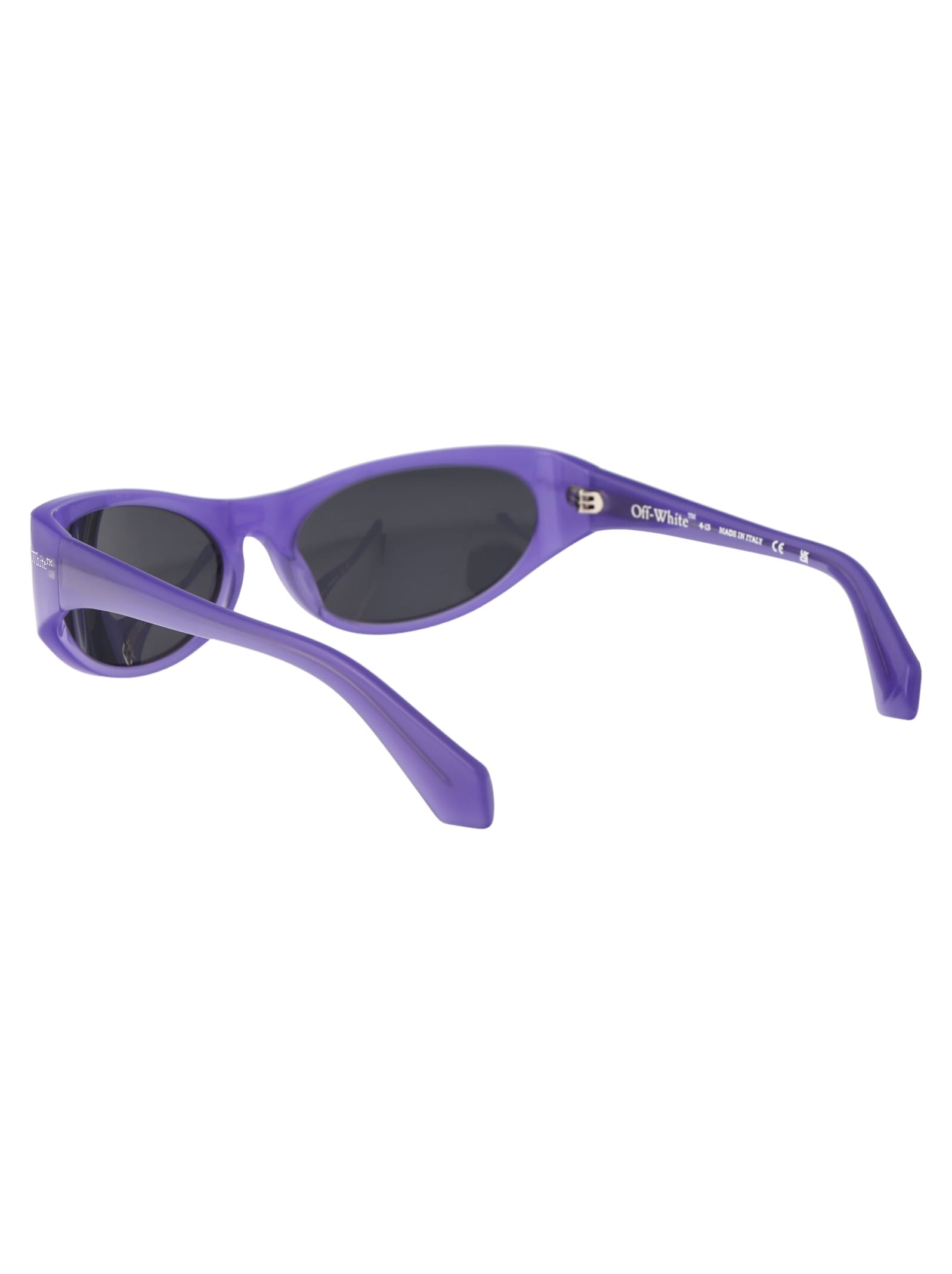 Shop Off-white Napoli Sunglasses In 3707 Purple