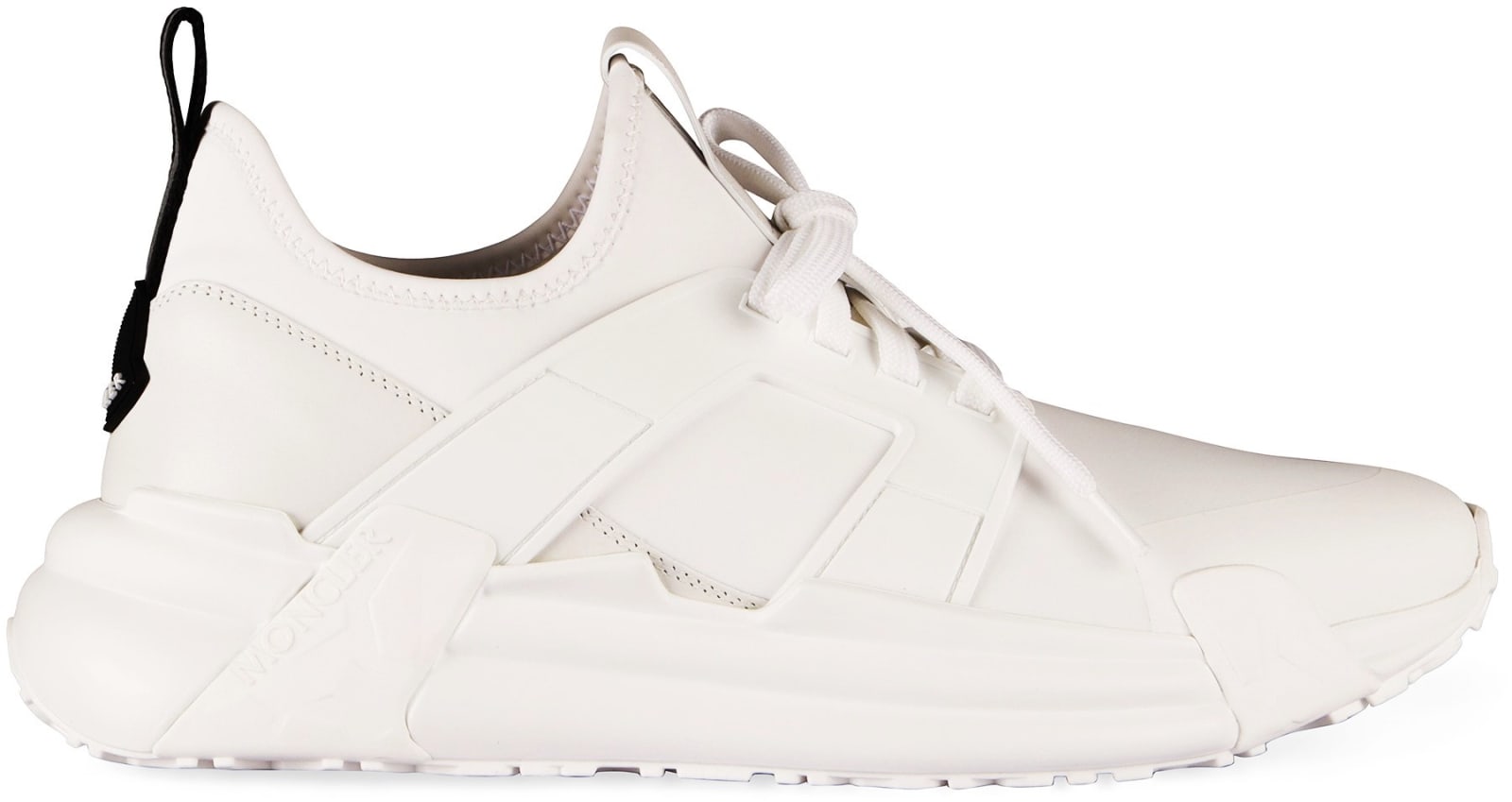 Shop Moncler Lunarove Low-top Sneakers In White