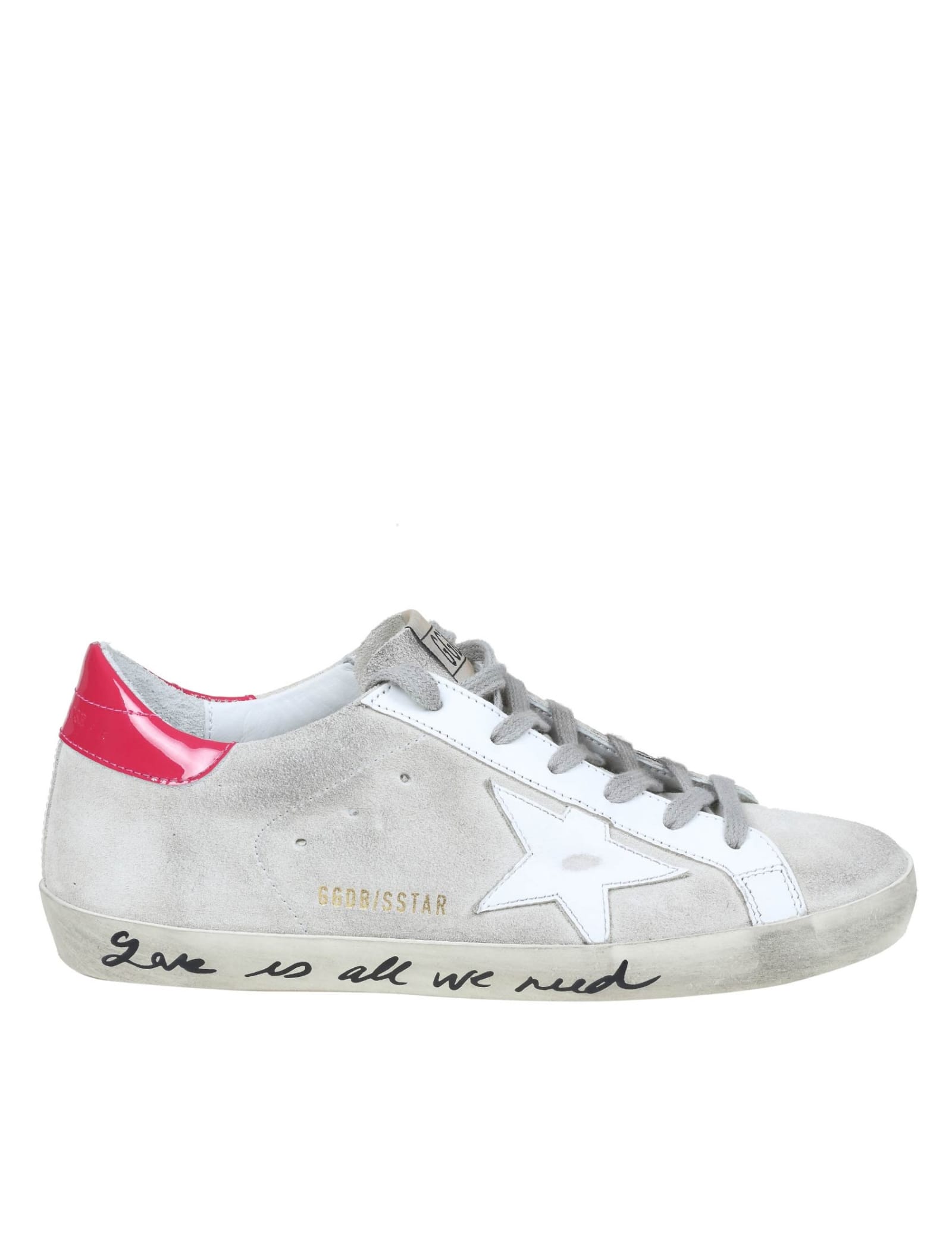 Buy Golden Goose Super Star Sneakers In Ice Color Suede online, shop Golden Goose shoes with free shipping
