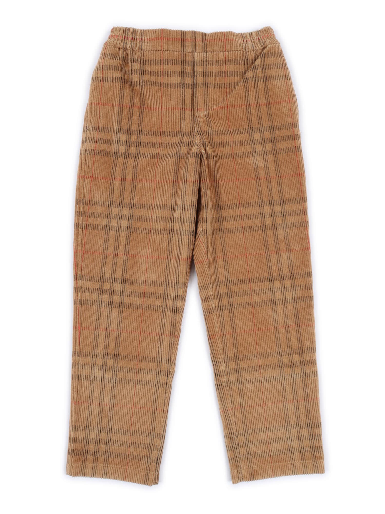 Burberry Kid Boy Casl Trsrs In Brown