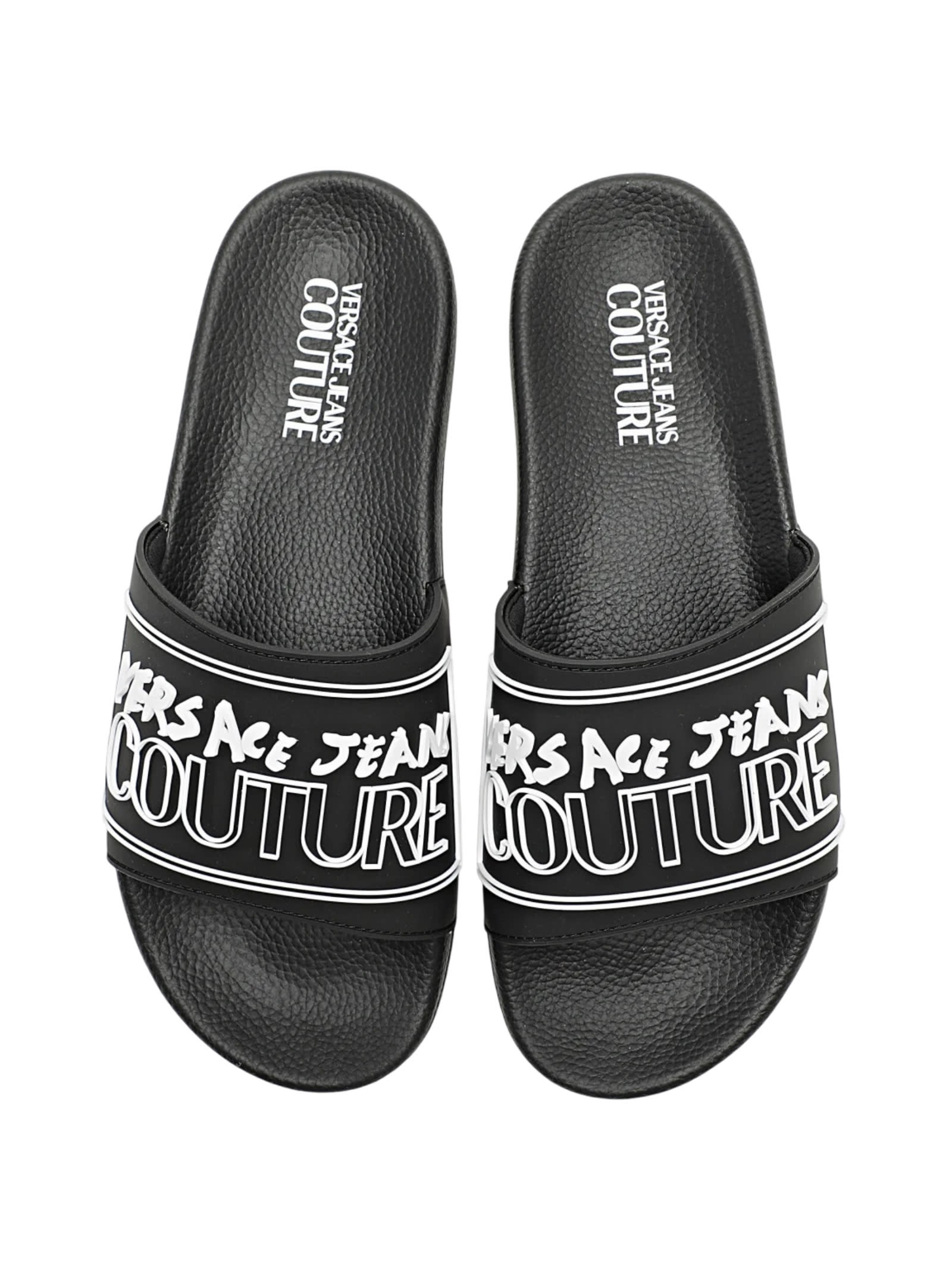 VERSACE JEANS COUTURE VERSACE JEANS COUTURE MENS POOL SLIDES