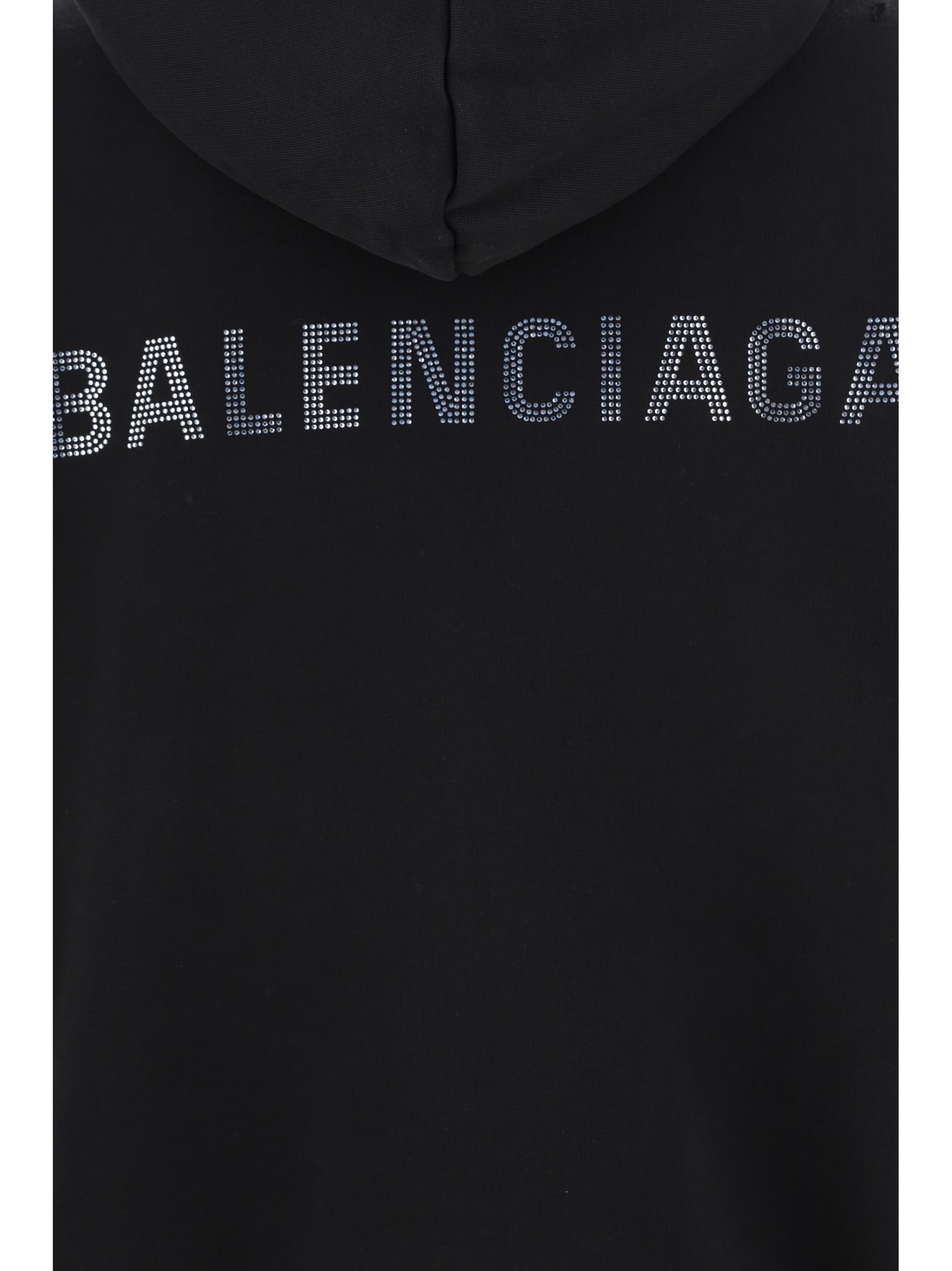 Shop Balenciaga Hoodie In Faded Black