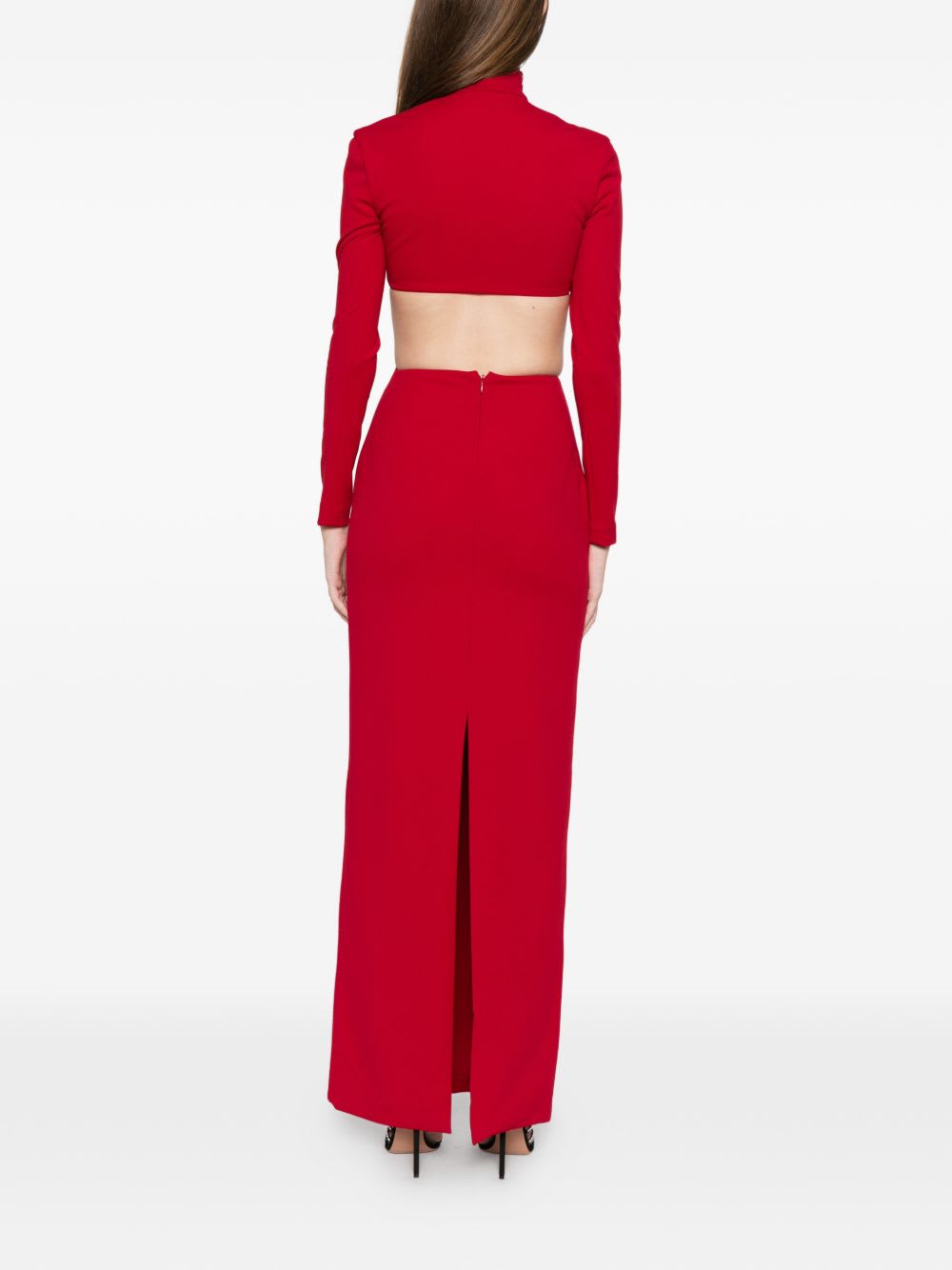 Solace London Wilma Maxi Dress In Red