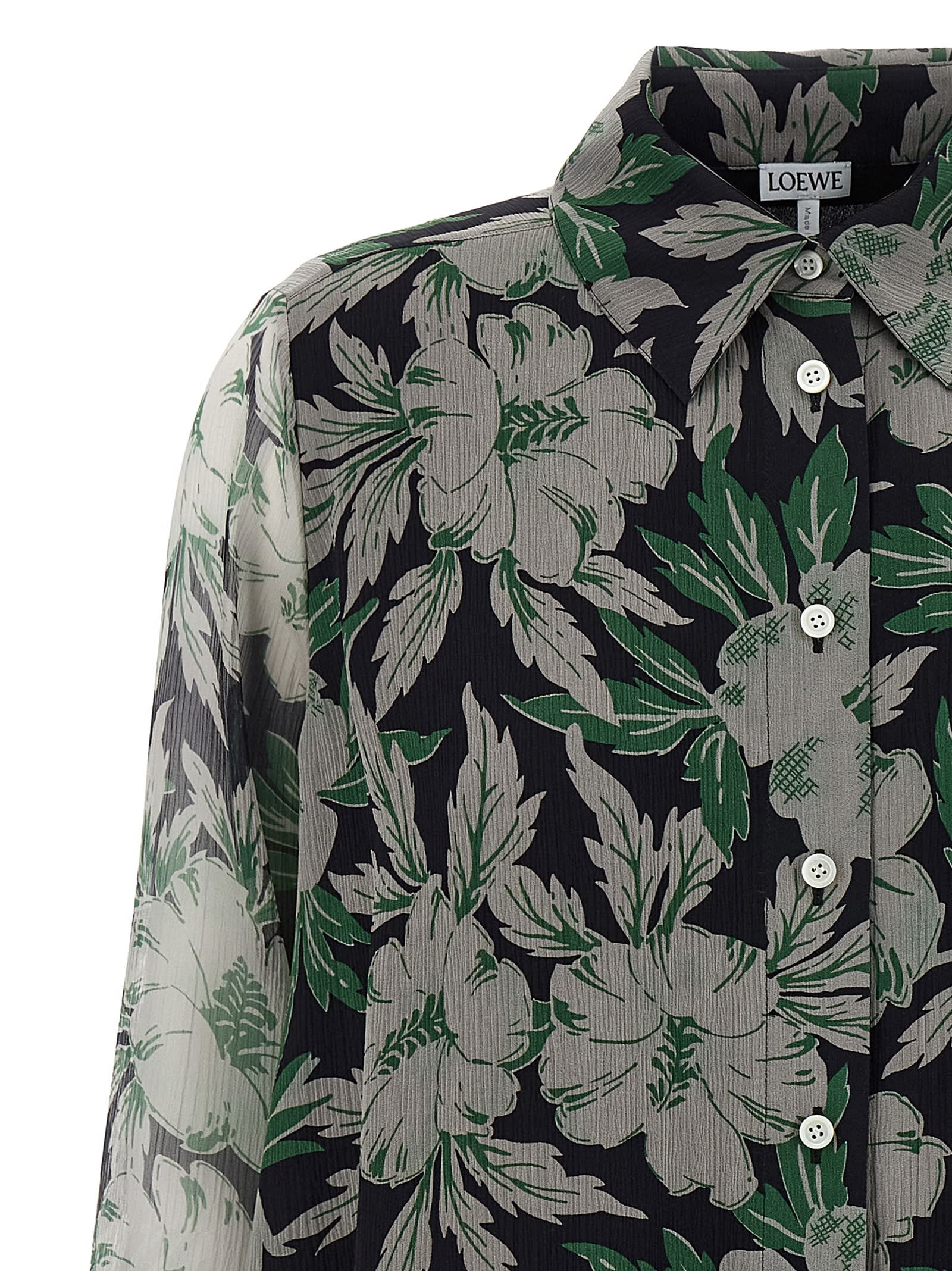 Loewe Silk Shirt In Multi
