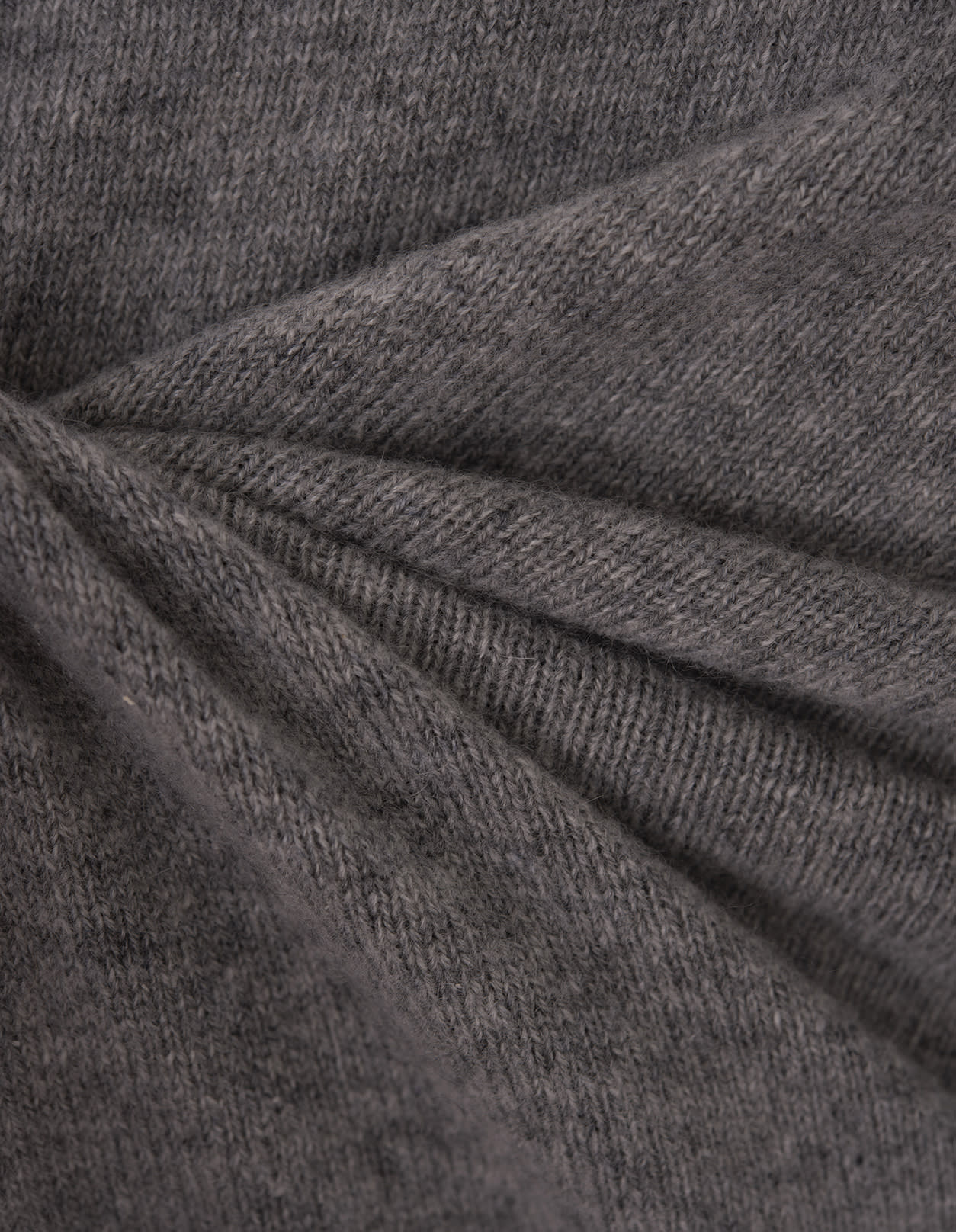 Shop Fedeli Grey Baby Cashmere Sweater