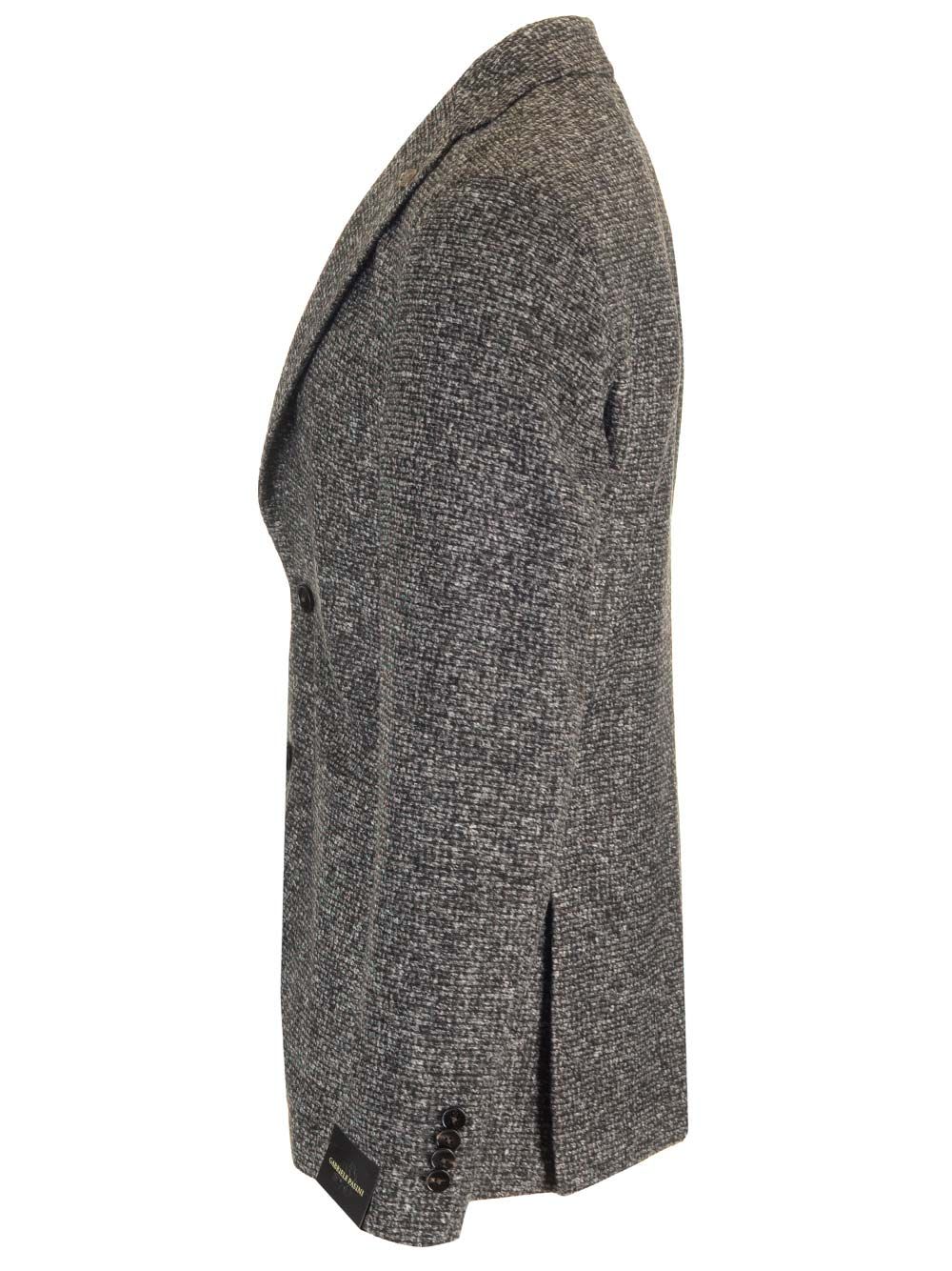 Shop Gabriele Pasini Wool Blend Jacket In Grey