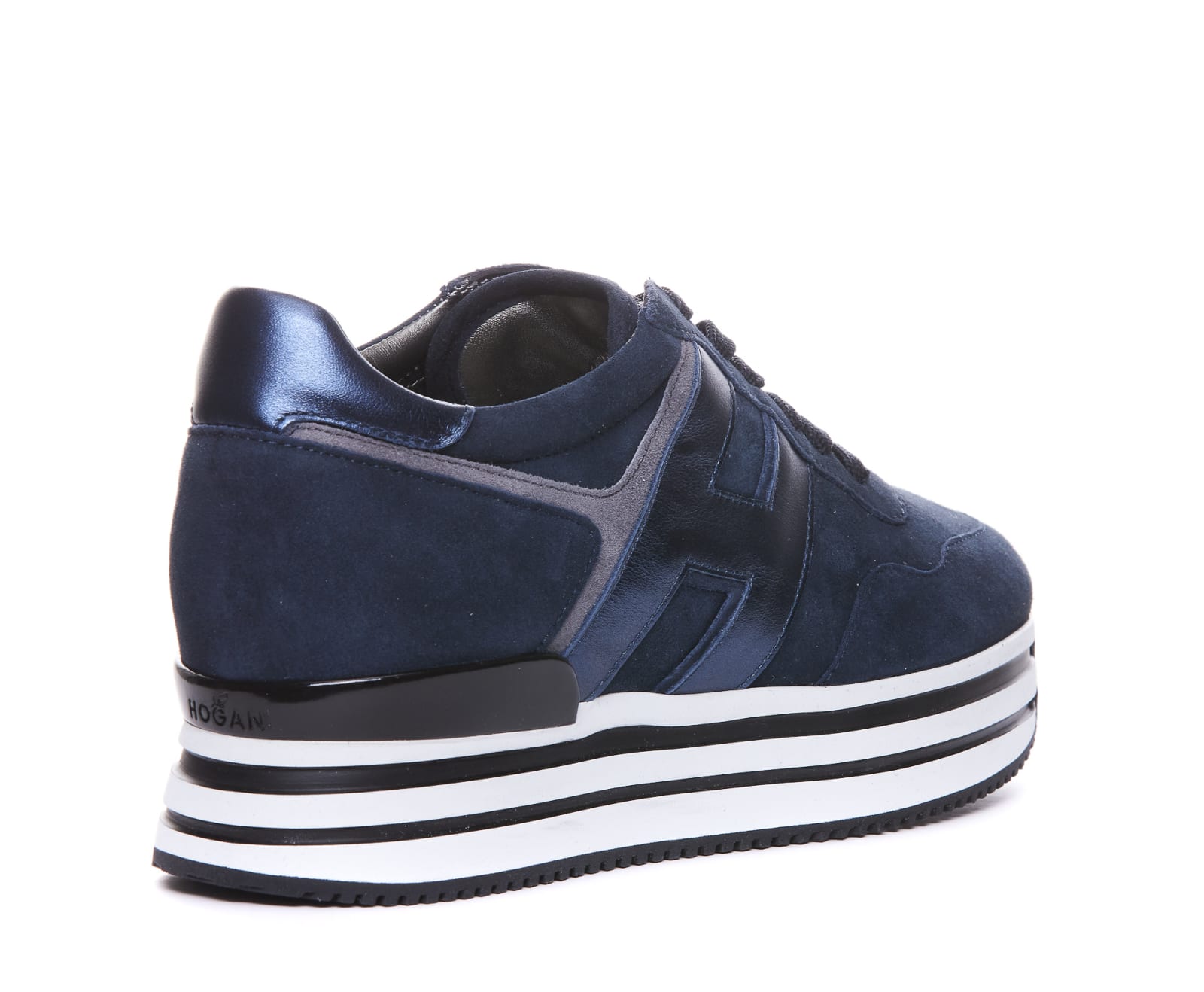 Shop Hogan H483 Sneakers In Blue