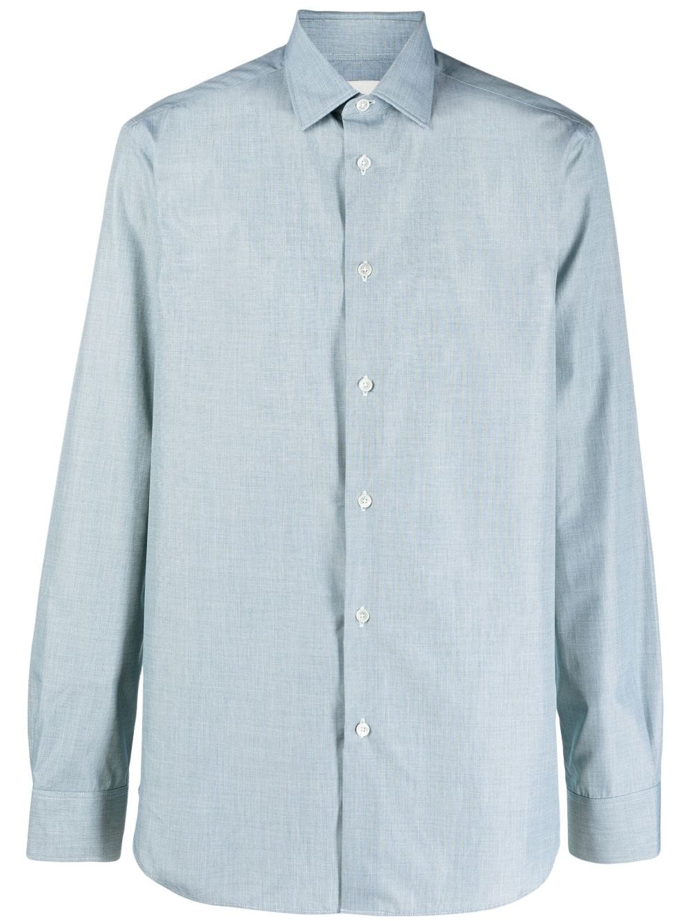 Shop Paul Smith Mens Tailored Fit Shirt In Greens