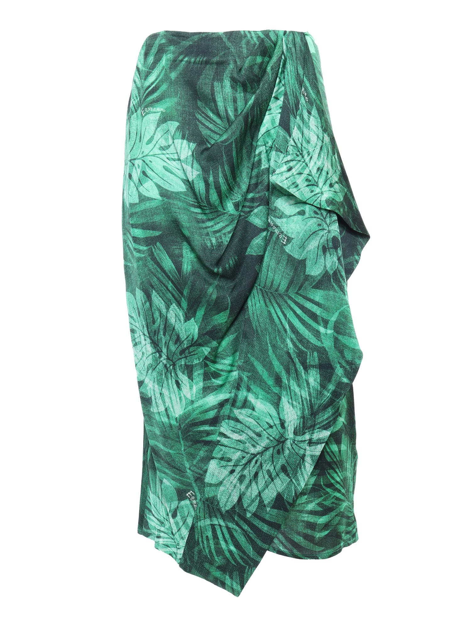 Foresta Green Sarong Skirt