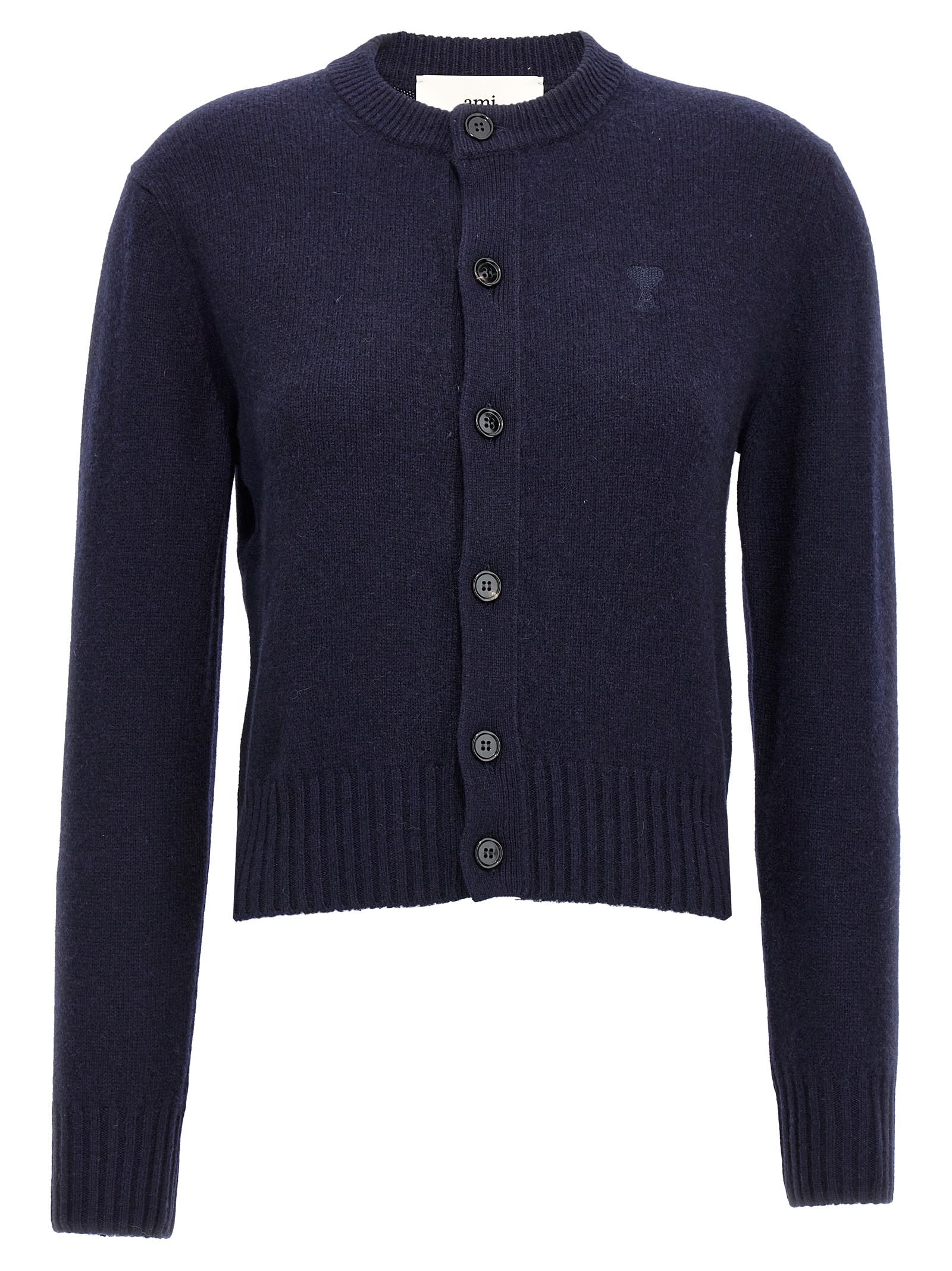 Shop Ami Alexandre Mattiussi Adc Cardigan In Blue