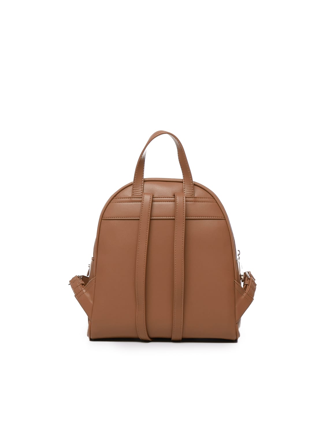 Shop V73 Echo 73 Backpack With Embroidered Logo In Brandy