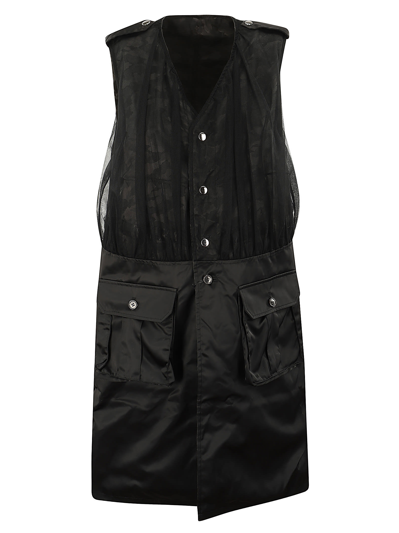 Shop Comme Des Garçons Ladies Vest In Black