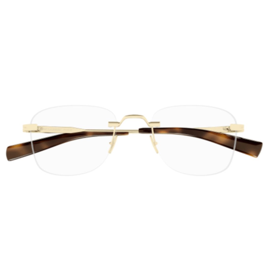 Saint Laurent Sl 744-002 Gold-gold-transparent