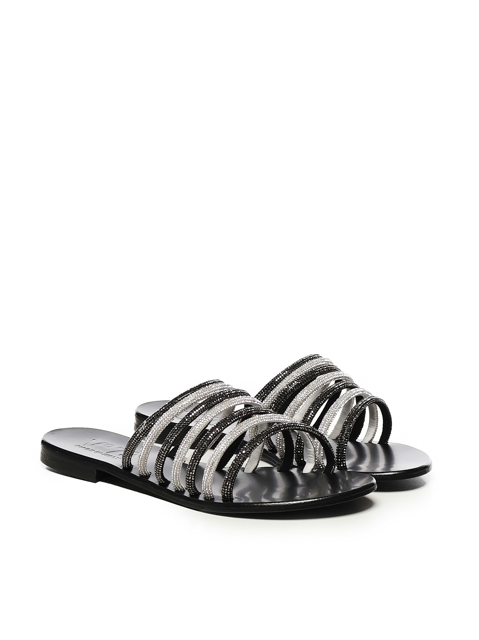 V73 FREDY SANDALS WITH RHINESTONES 