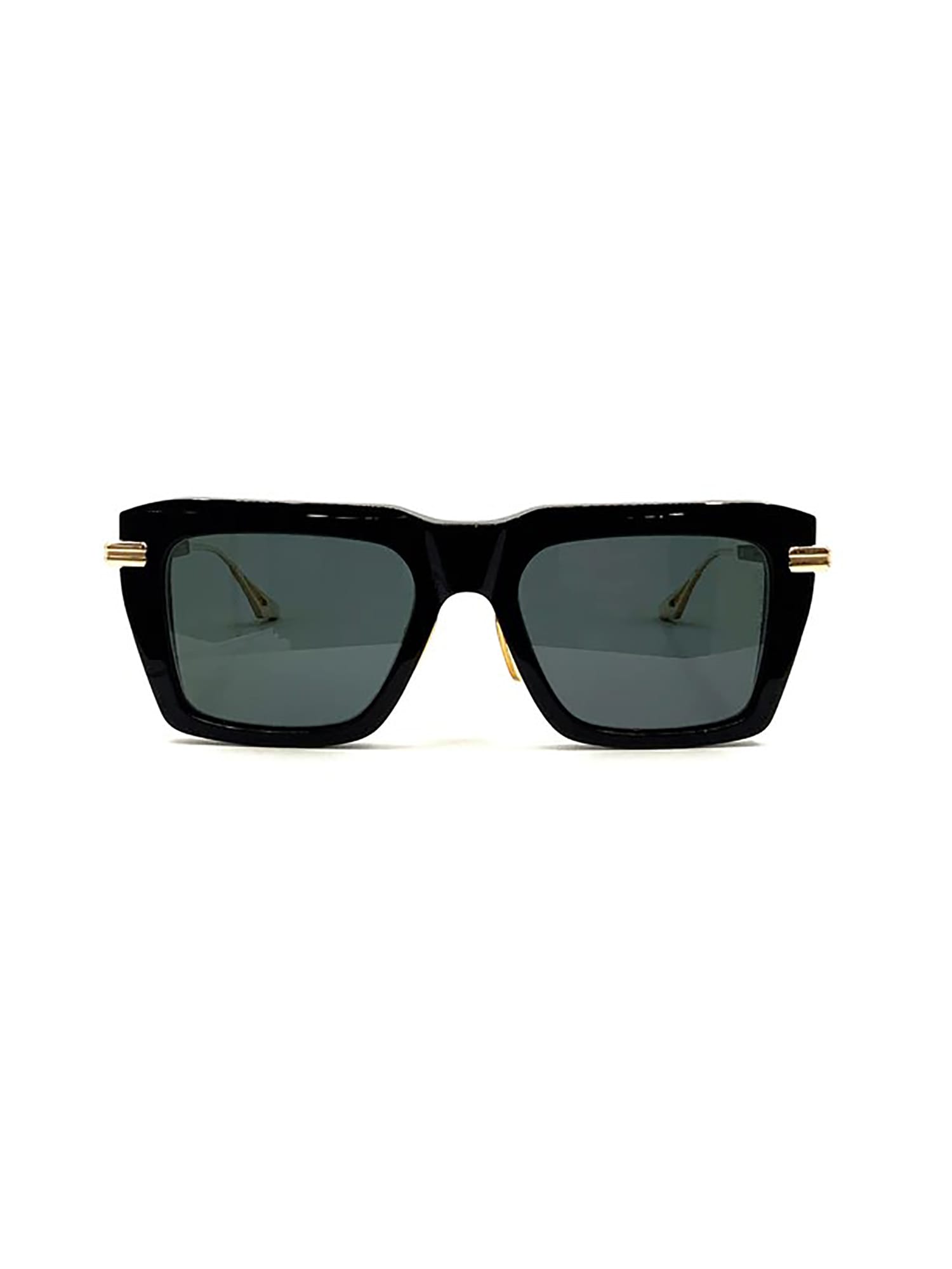 Shop Dita Des012/a/01 Eplx.12 Sunglasses In Black White Gold