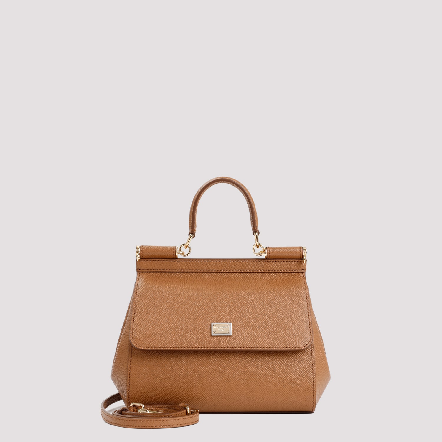 Dolce & Gabbana Miss Sicily Bag In Caramello