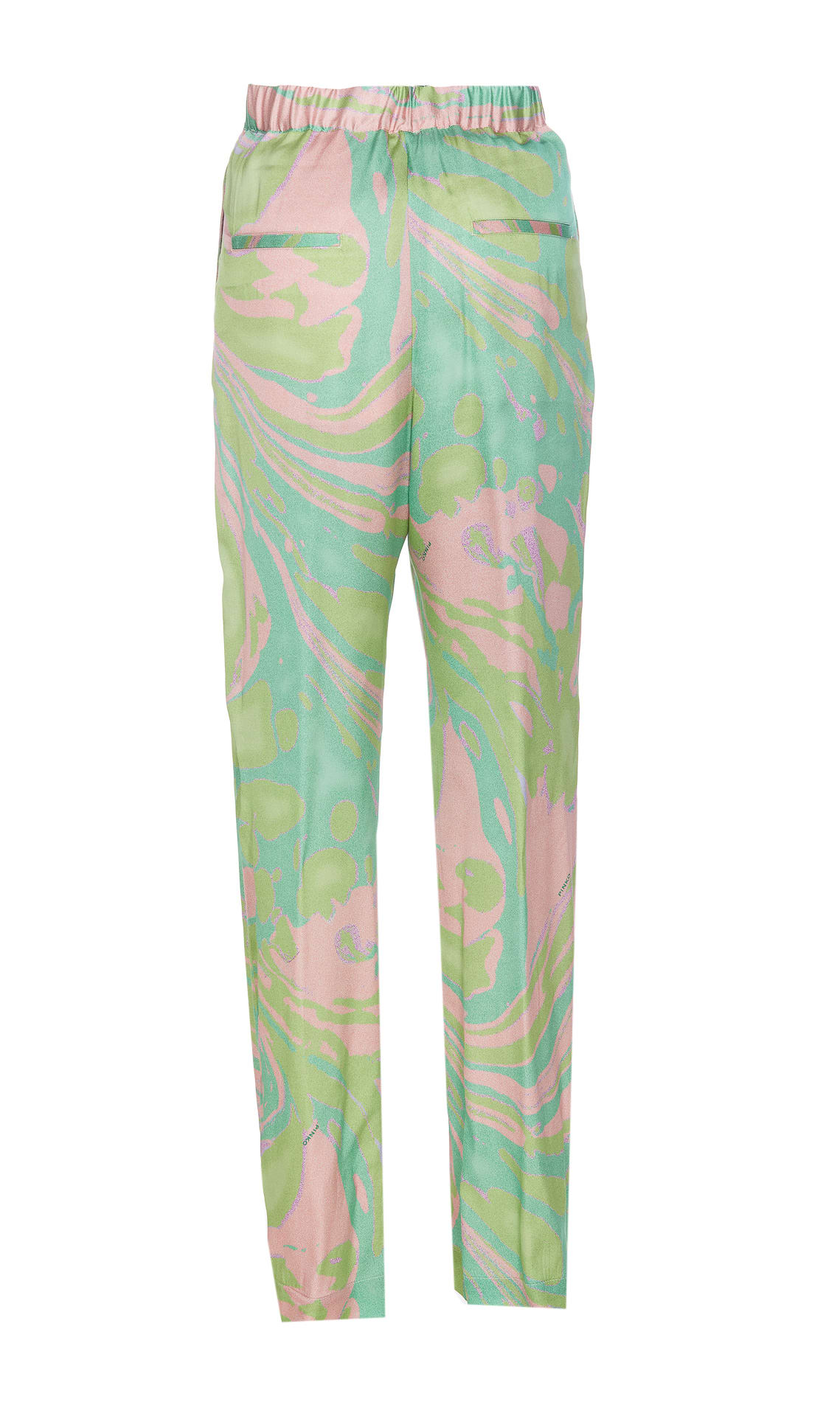 Shop Pinko Penati Pants In Multicolour