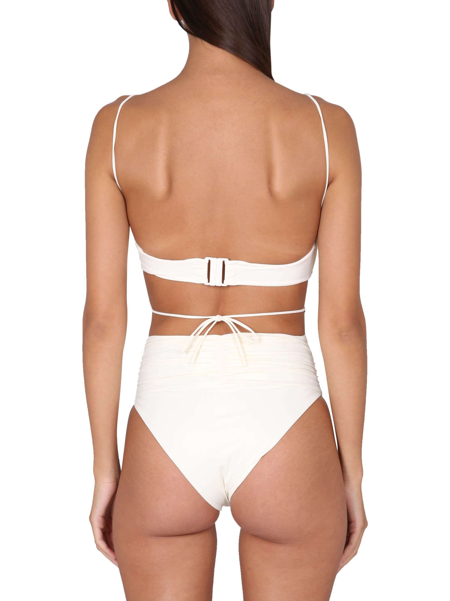 Shop Magda Butrym Bikini Briefs In Beige