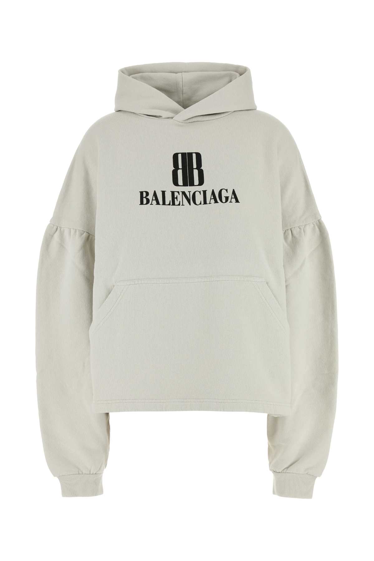Chalk Cotton Oversize Sweatshirt