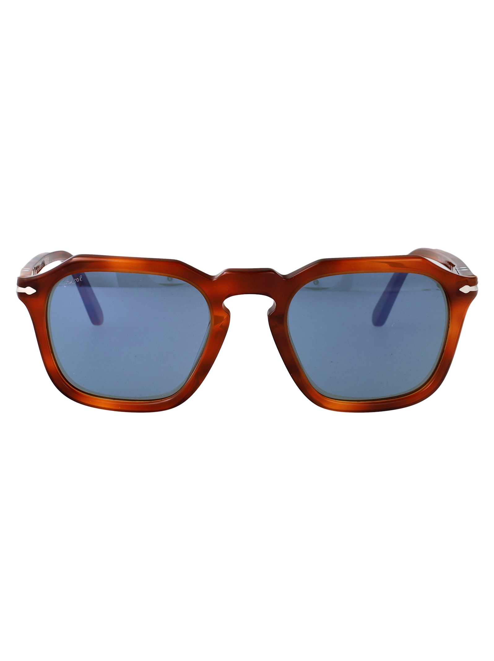 Persol Terra Di Siena Acetate Sunglasses In Brown