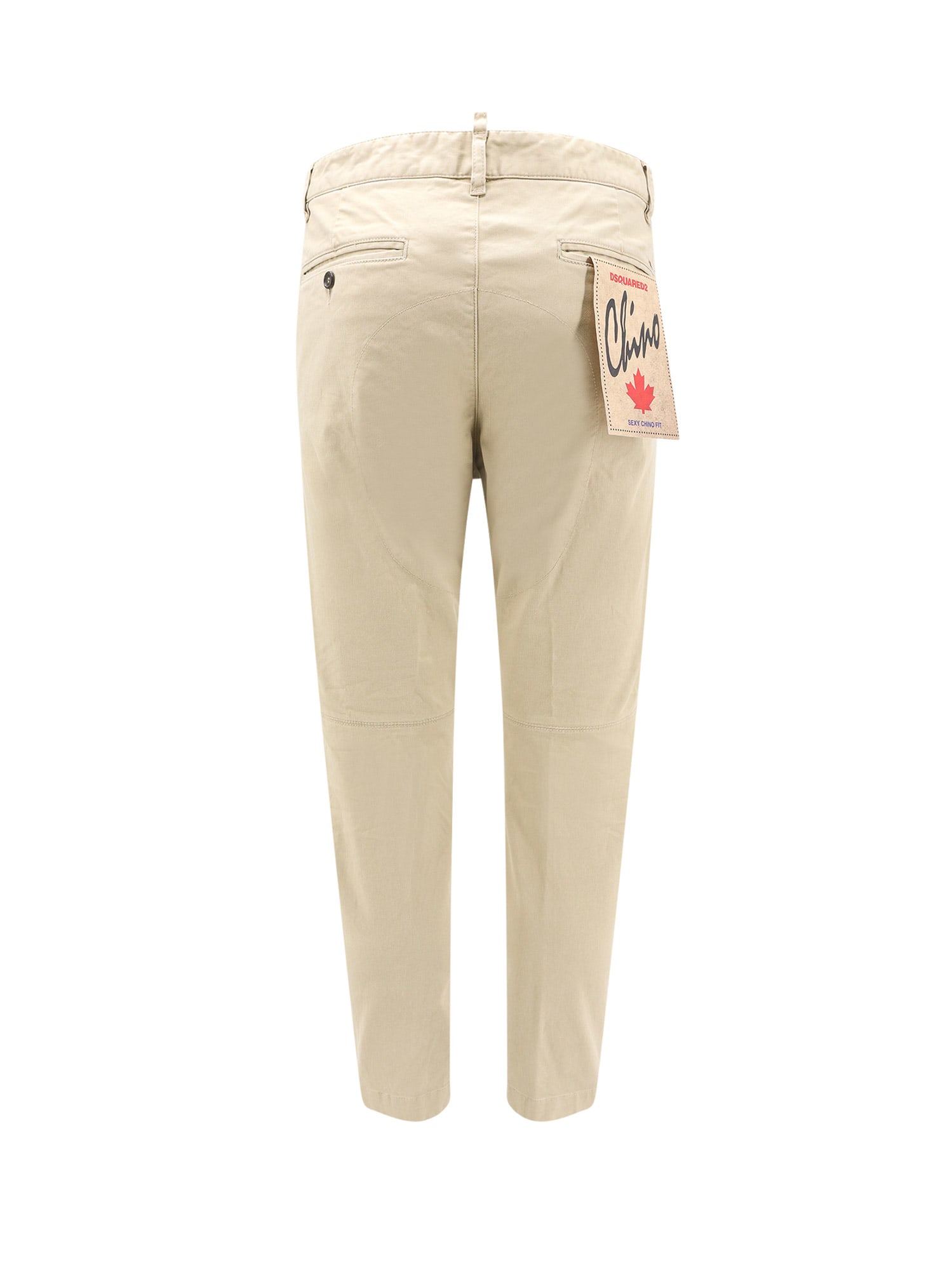 Shop Dsquared2 Sexy Chino Trouser In Beige