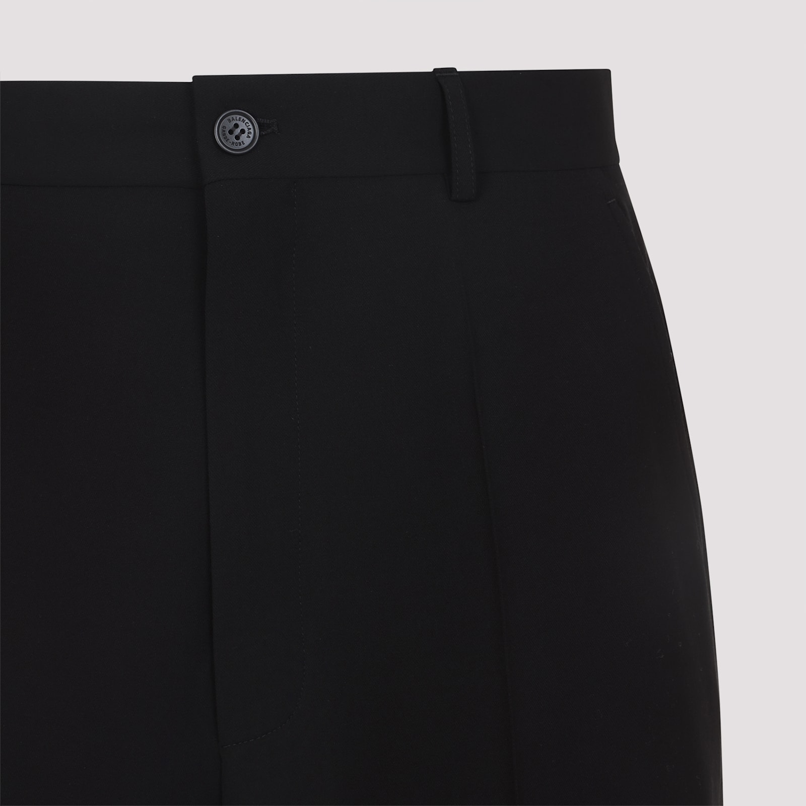 Balenciaga Tailored Wide-leg Pants In Black