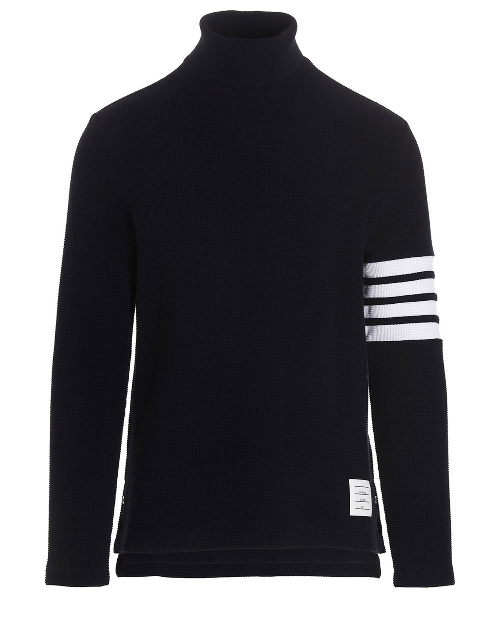 Thom Browne compact Waffle Polo Neck