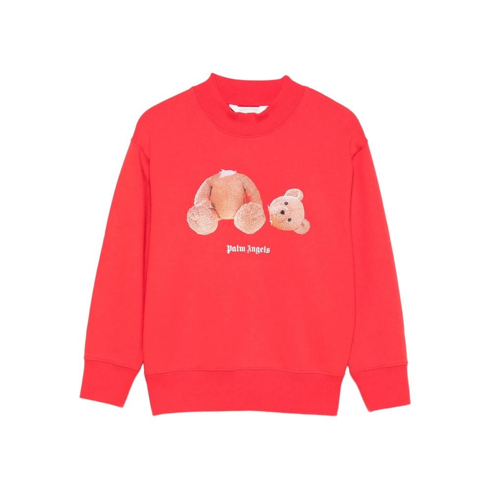 Palm Angels Graphic-print Sweatshirt In Red