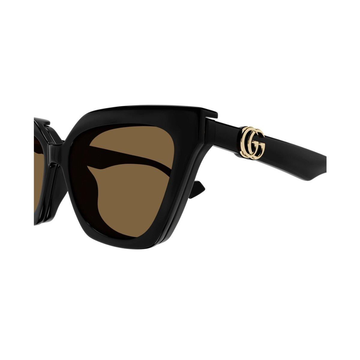 Gucci Cat-eye Frame Clip-on Sunglasses In Black