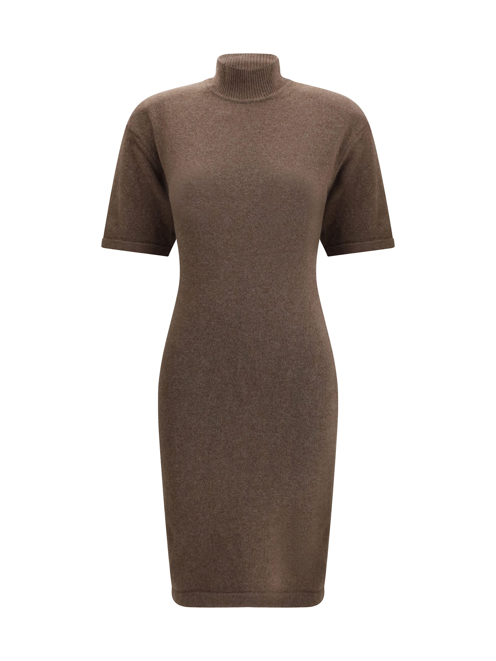 Jacquemus La Robe Maille Castagna In Brown