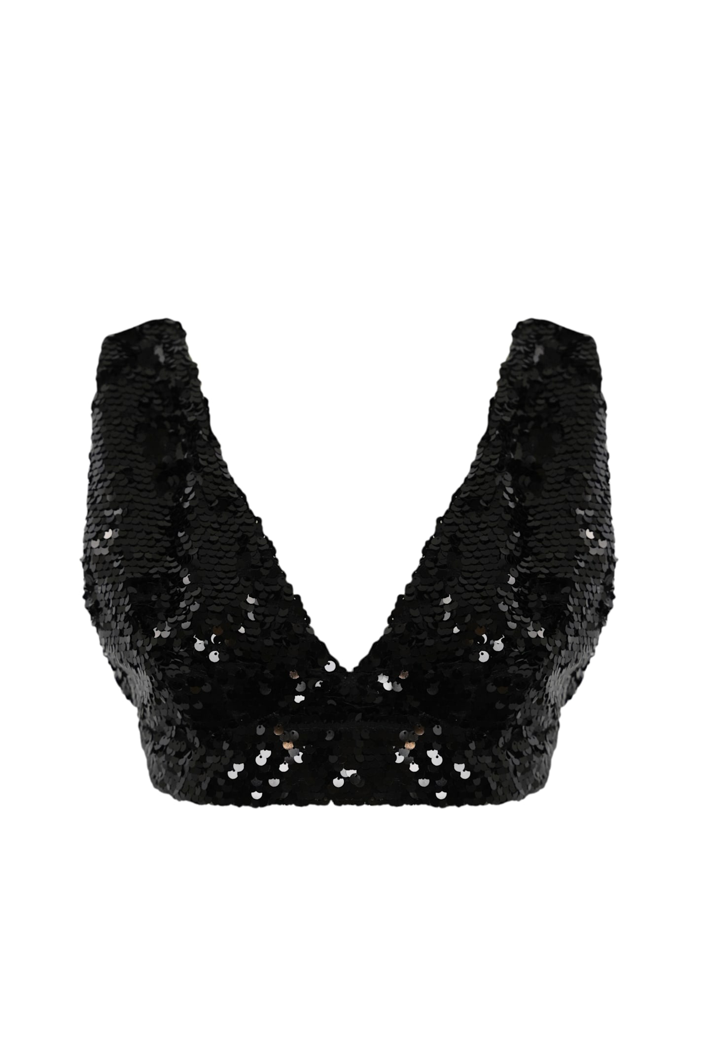 Shop Philosophy Di Lorenzo Serafini Sequined Top In Nero