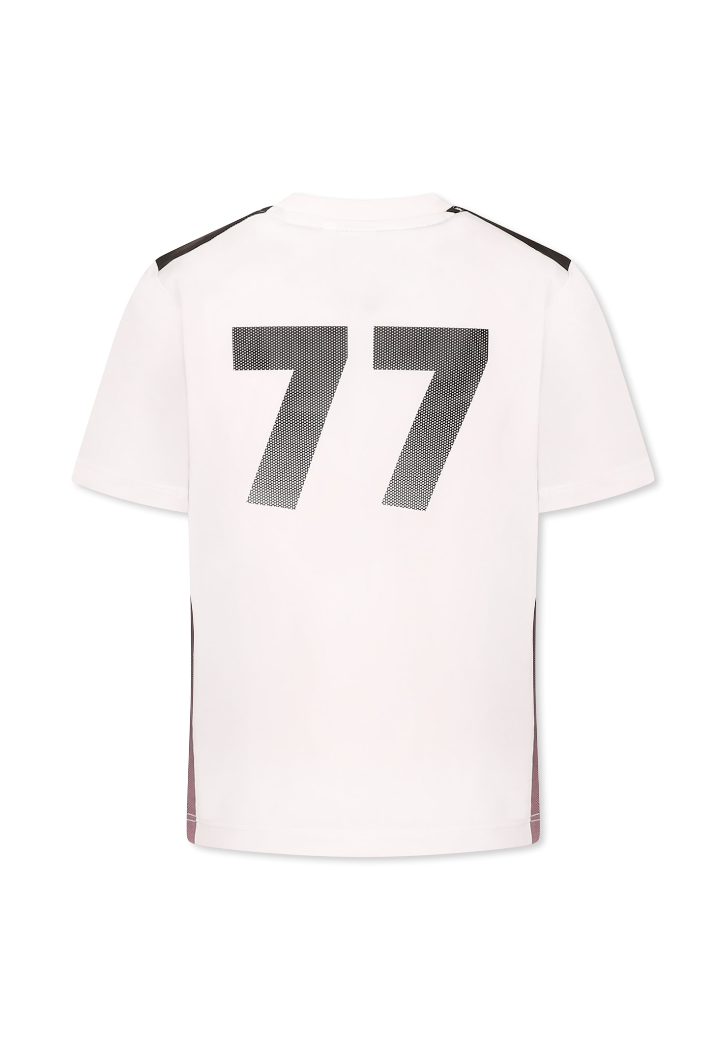 Hugo Boss White T-shirt For Boy With Coat In White