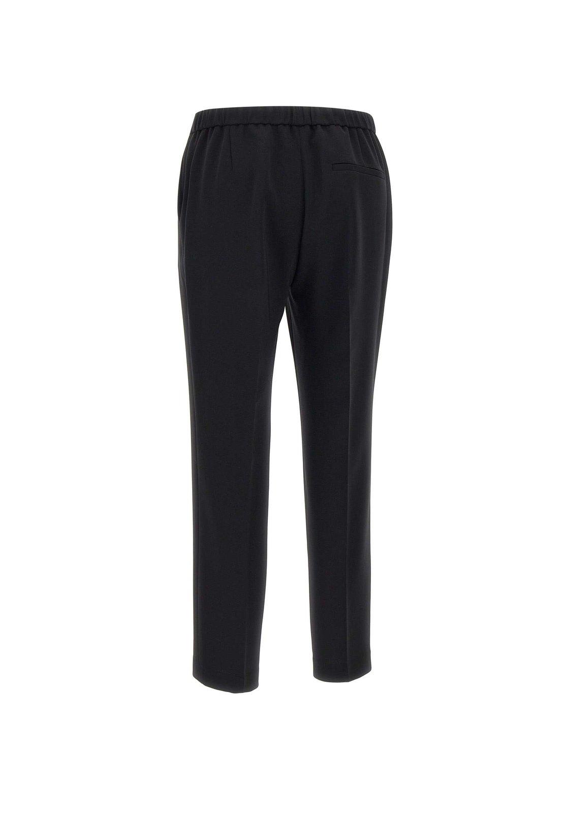 Theory Treeca Pull-on Tailored Pants In Black