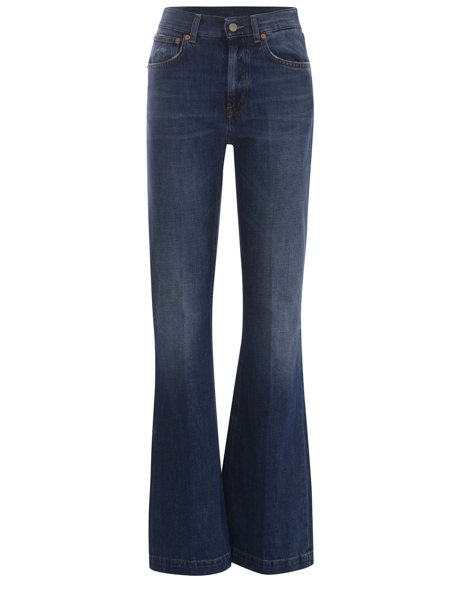 Shop Dondup Jeans  Olivia Made Of Denim In Denim Blu