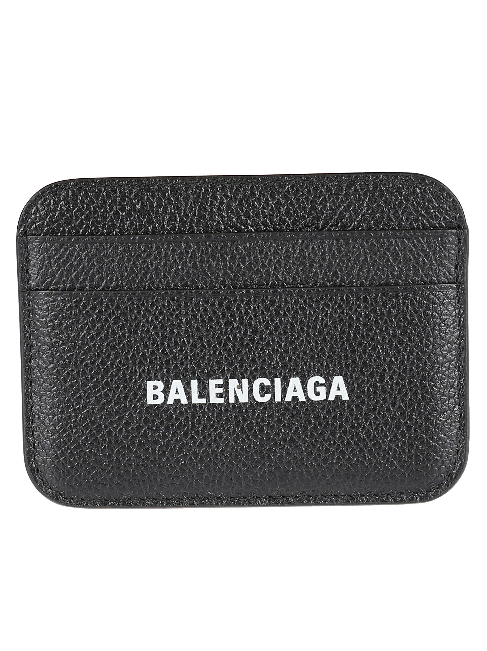 Balenciaga Grained Logo Cash Card Holder