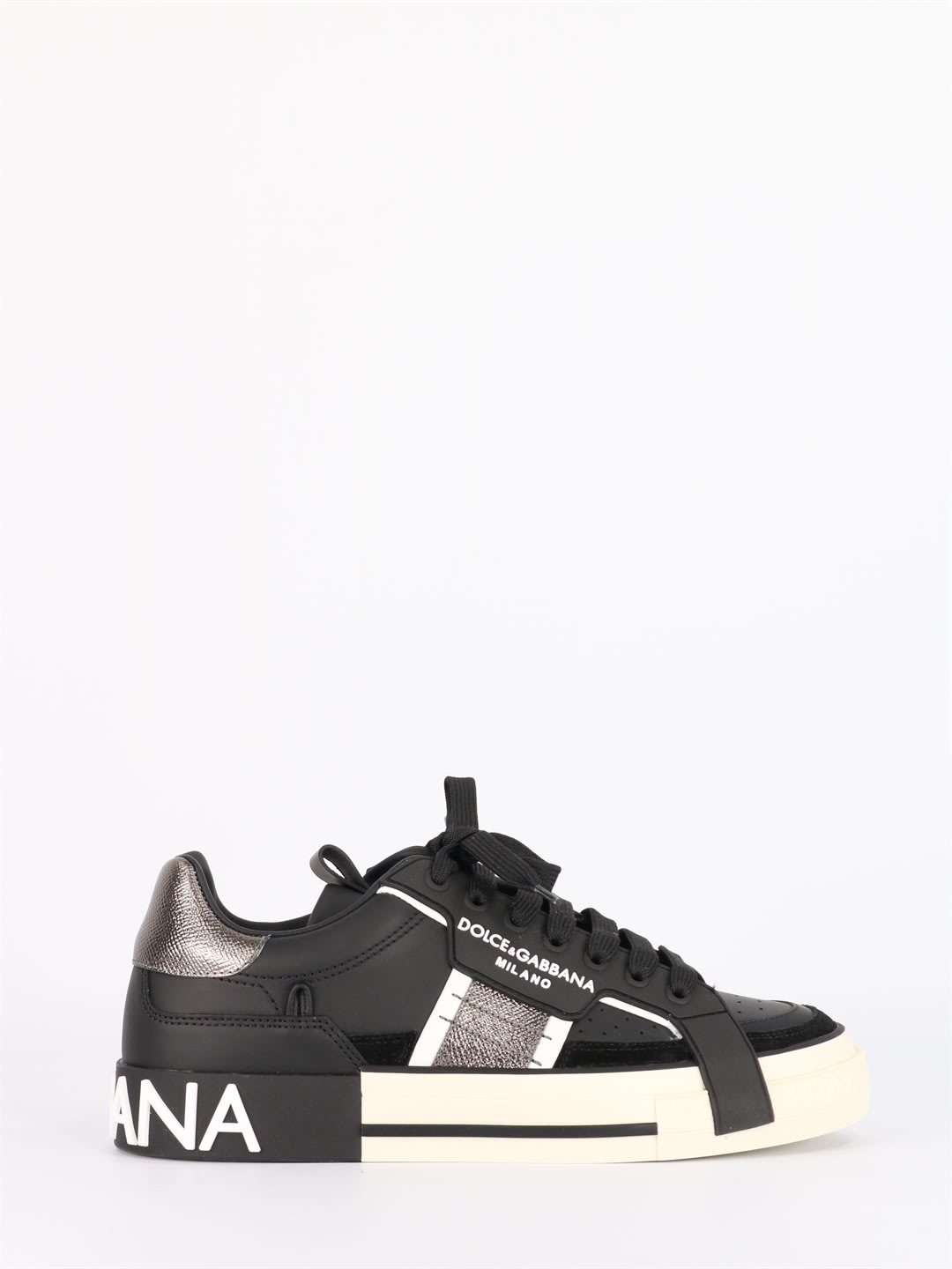 Dolce & Gabbana Custom 2.zero Sneakers In Leather