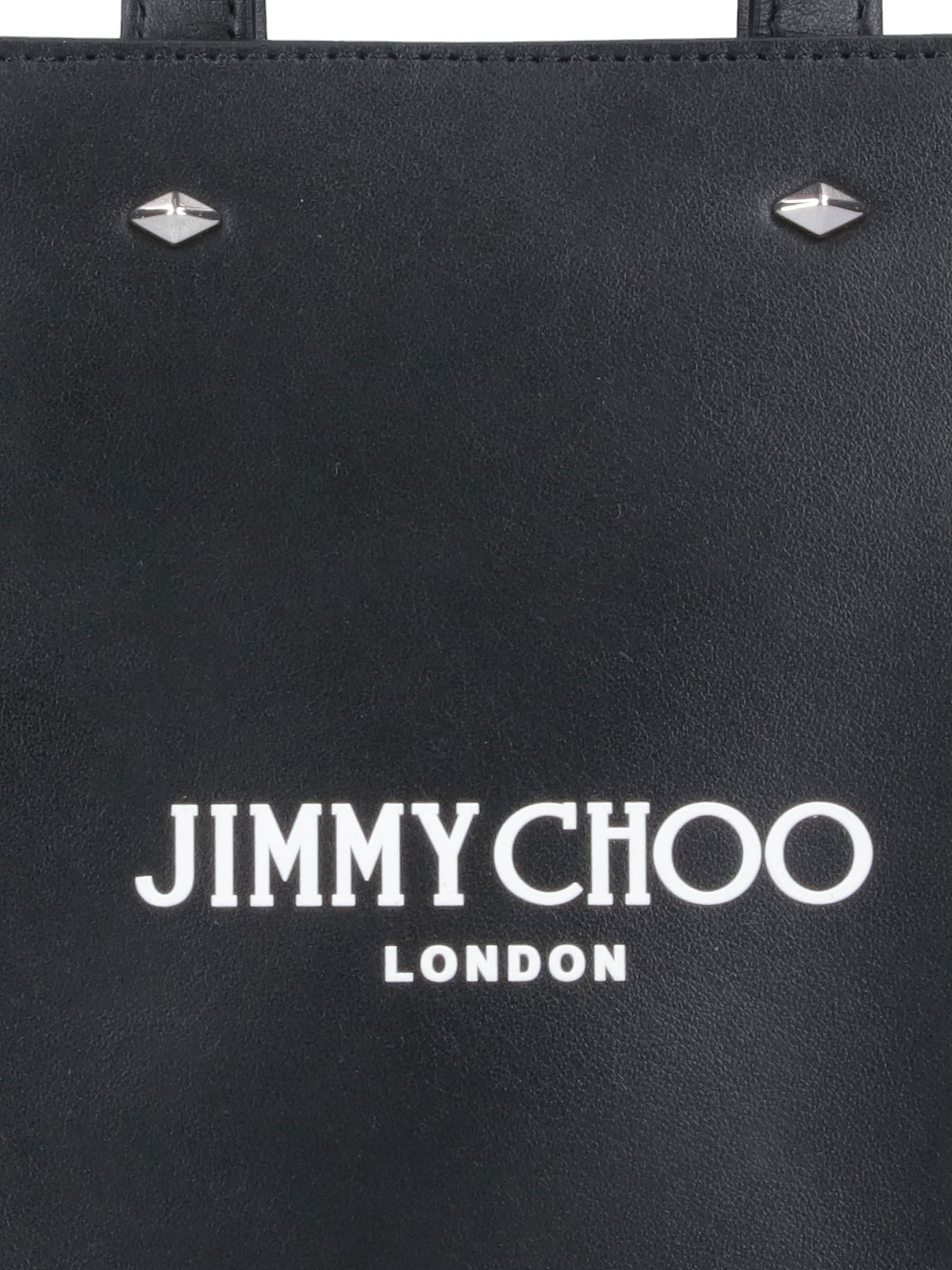 Shop Jimmy Choo Mini Tote Bag N/s In Black